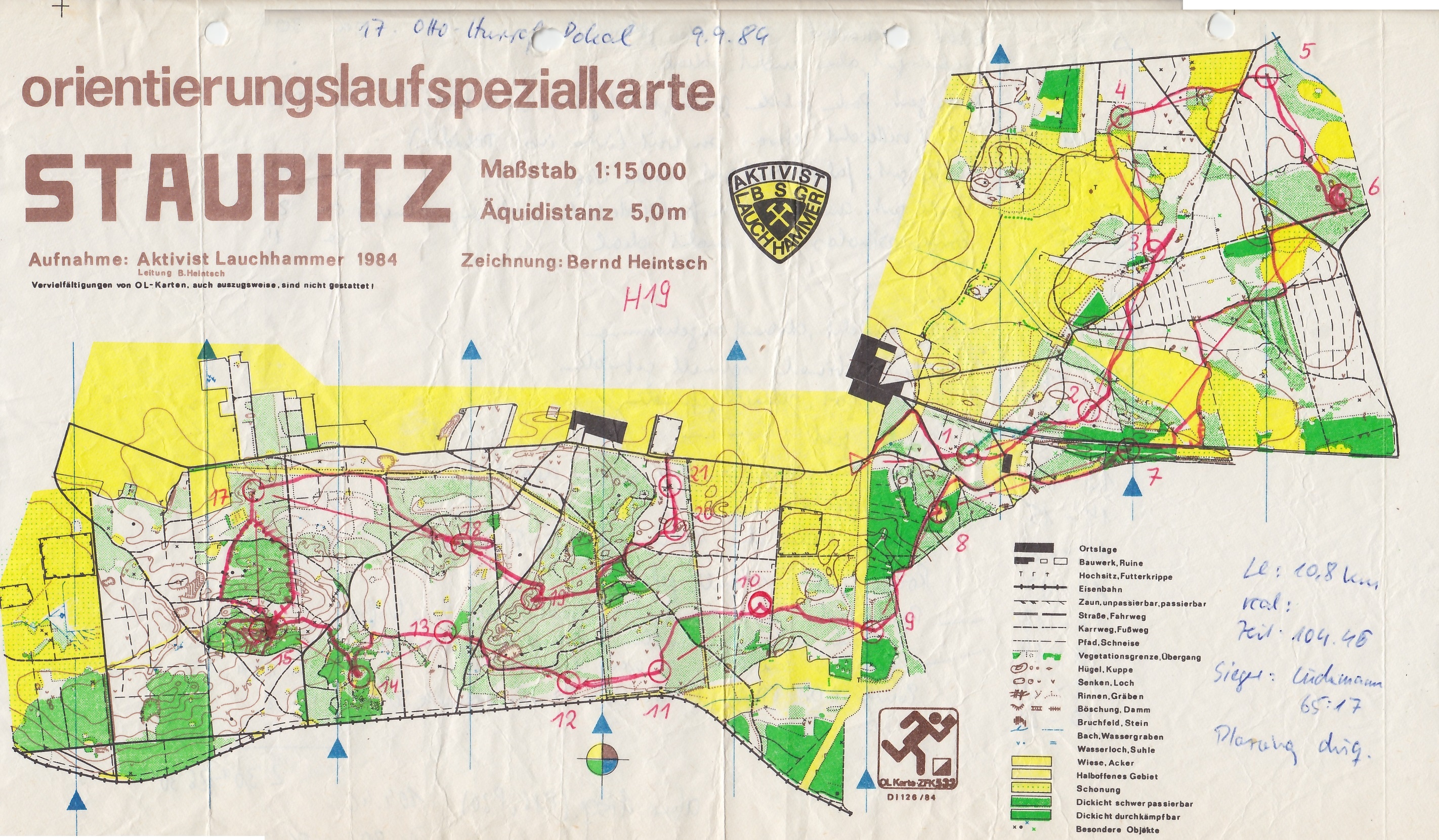 Hurraß OL K-Lauf (09.09.1984)