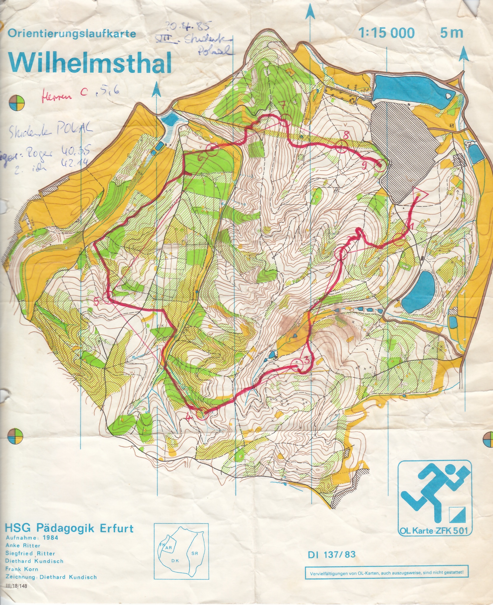 Studenten-Pokal (20/04/1985)