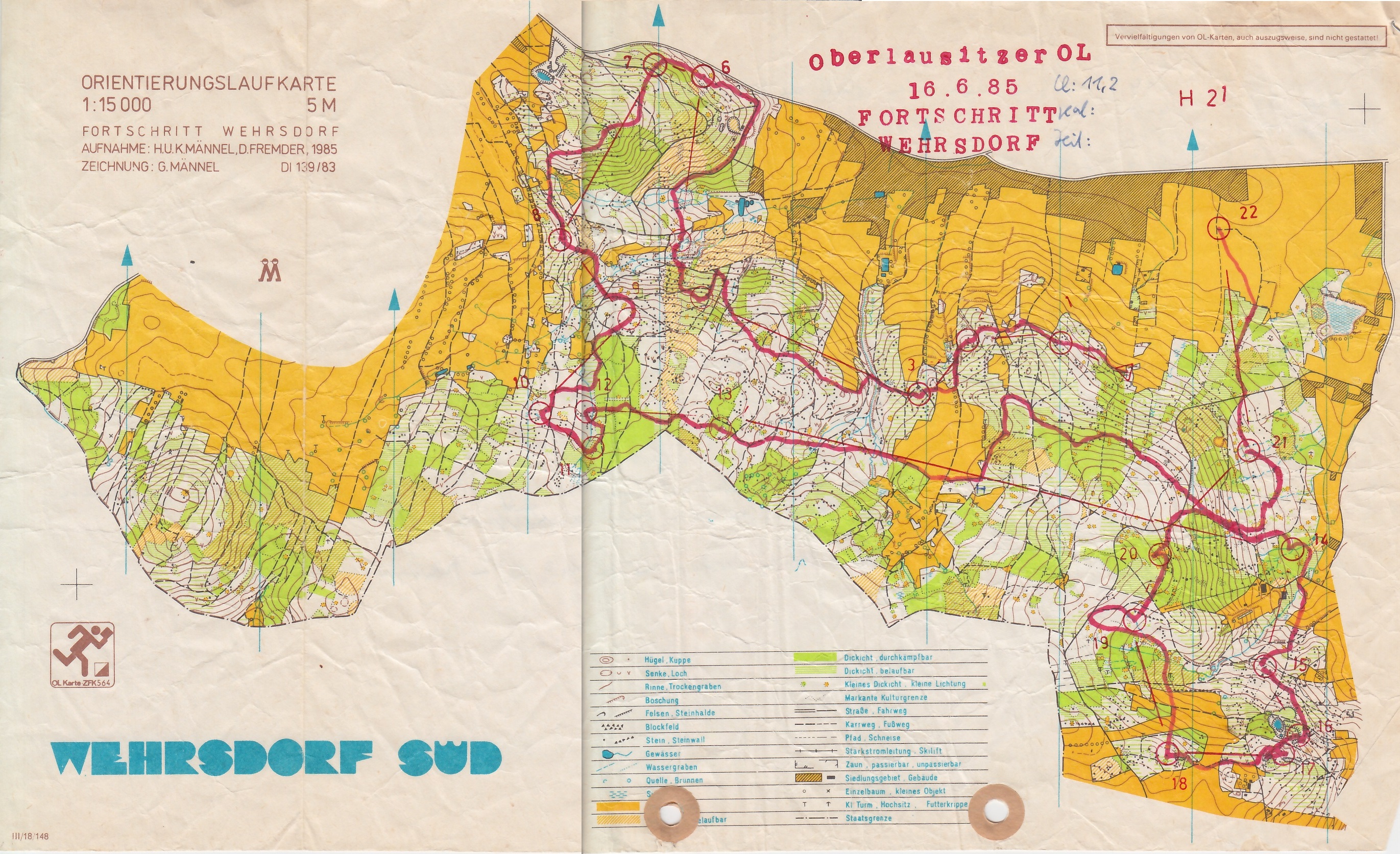 Oberlausitzer OL K-Lauf (16-06-1985)