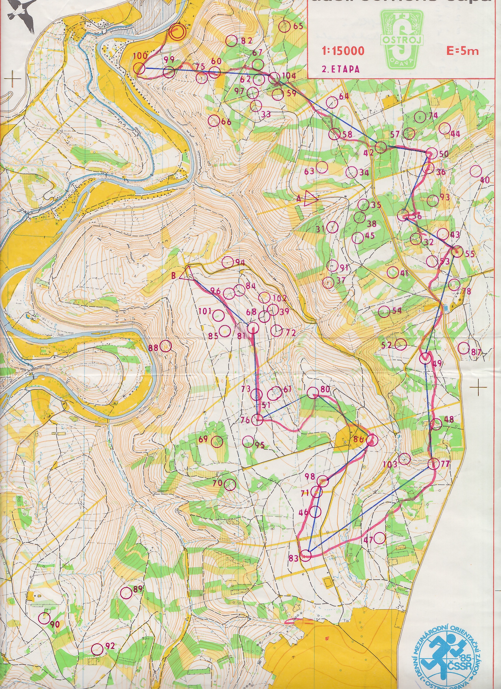 3-Tage-OL GP Slowakia Etappe2 (03.08.1985)