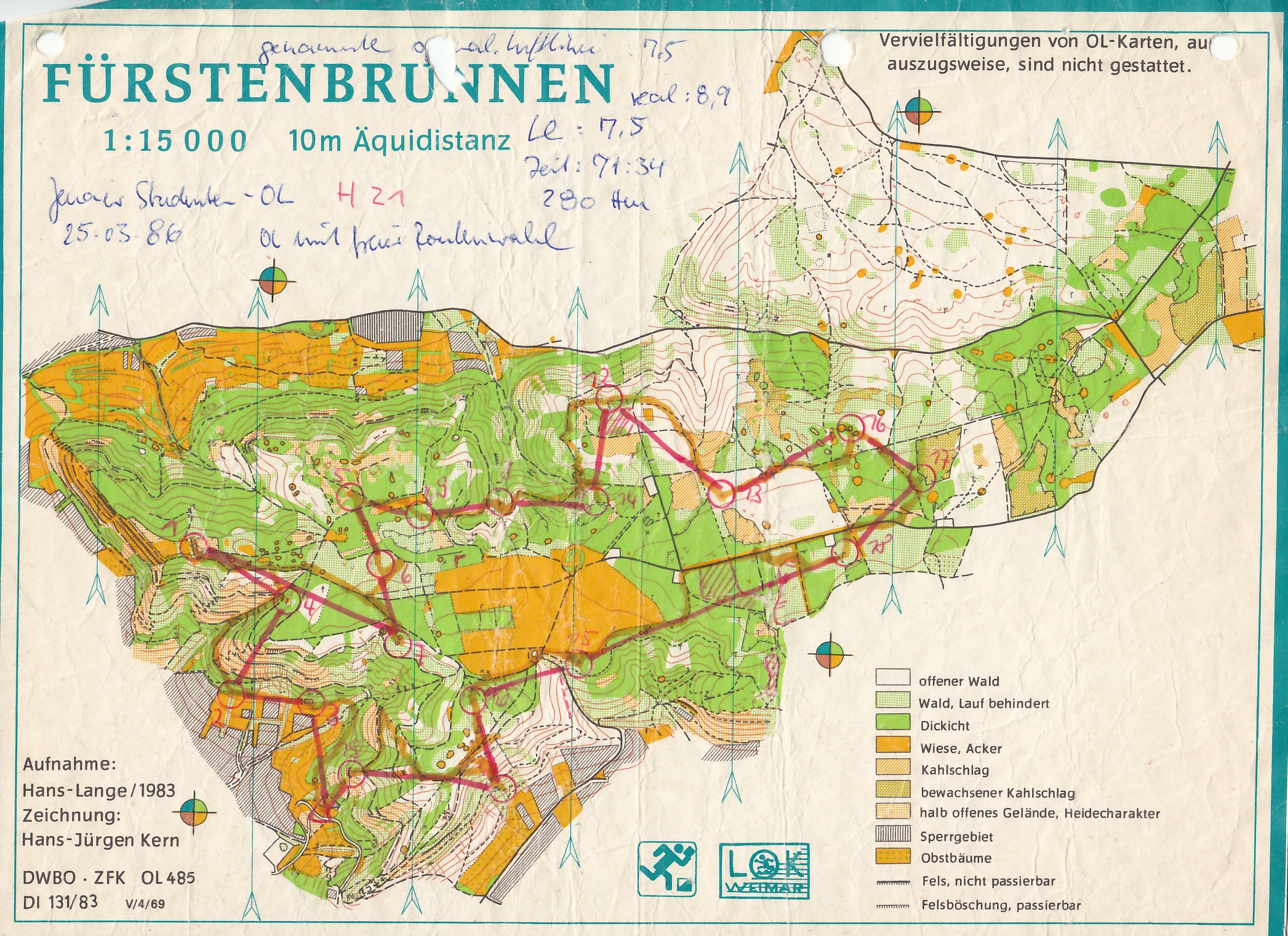 Jenaer Studenten OL (25/03/1986)