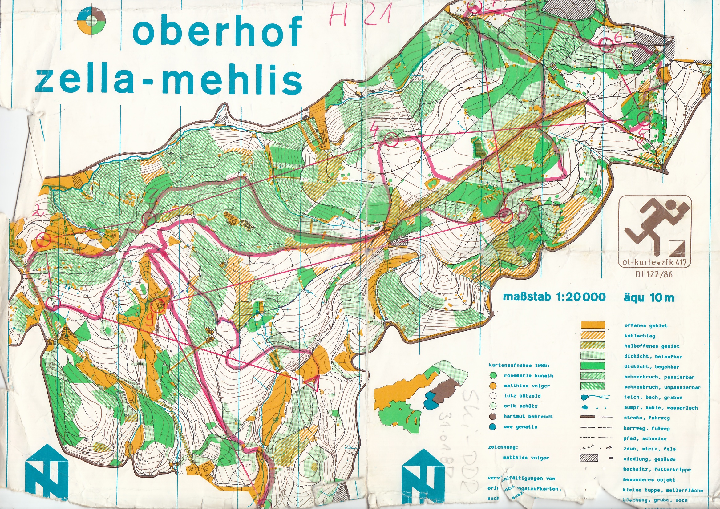 DDR-BE Ski OL Einzel (31-01-1987)