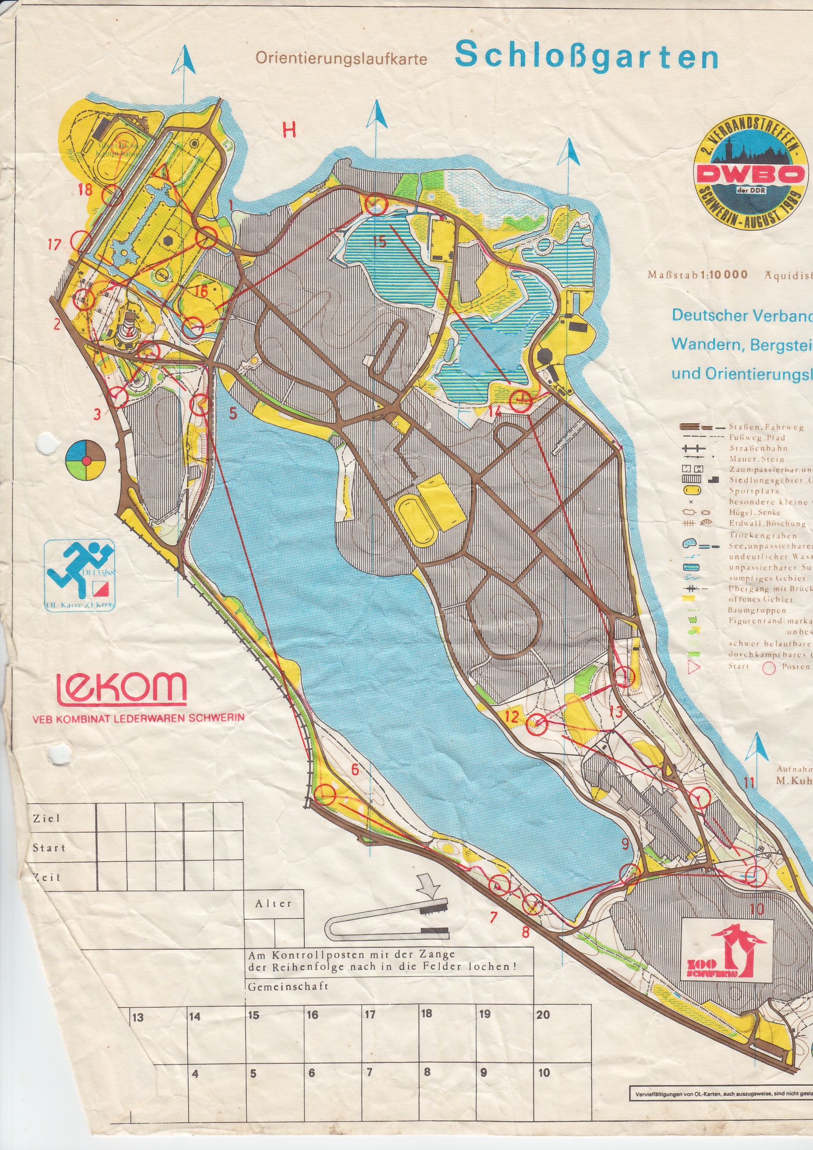 Verbandstreffen Sprint (27-08-1989)