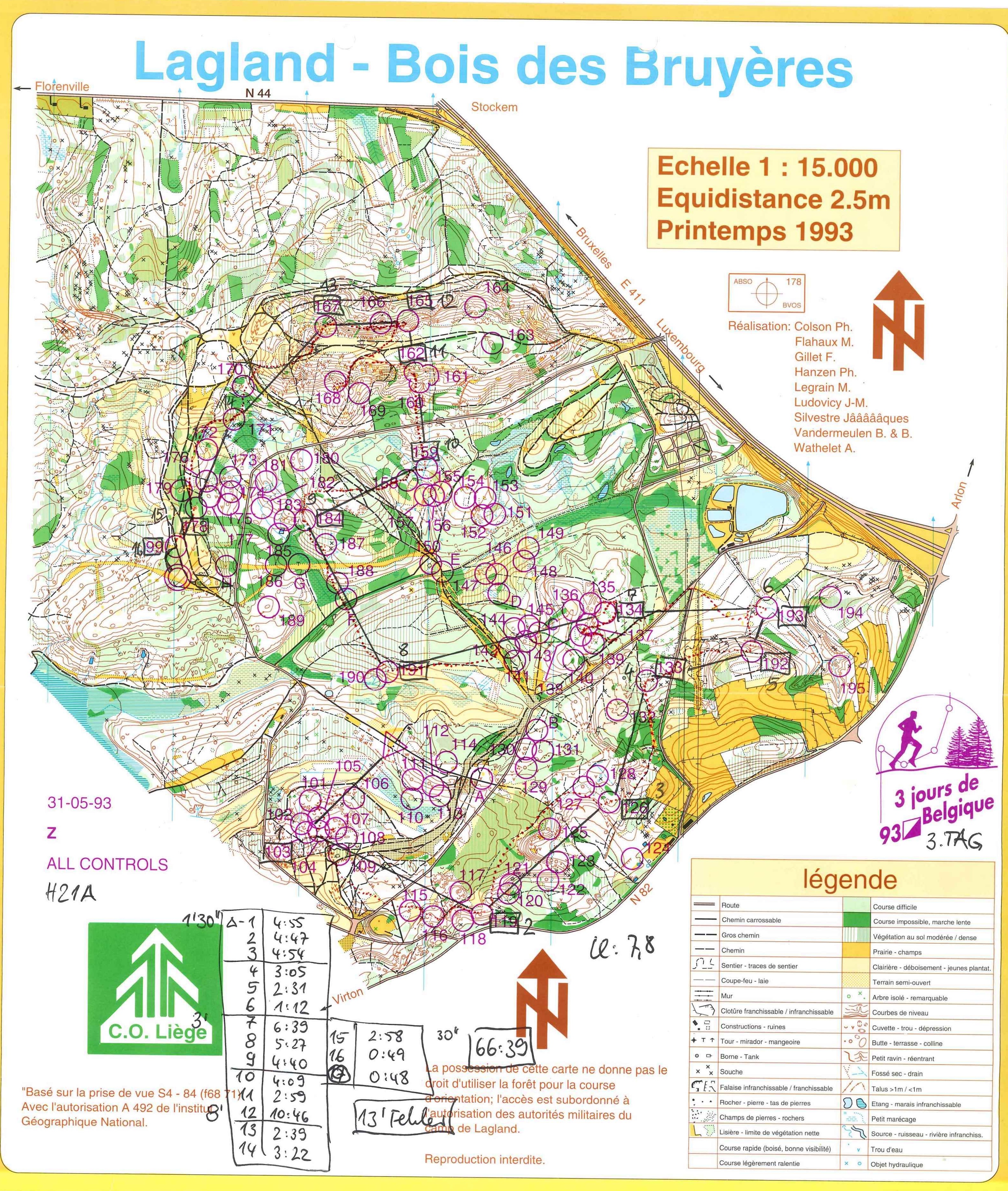 3-Tage-OL Belgien Etappe3 (31/05/1993)