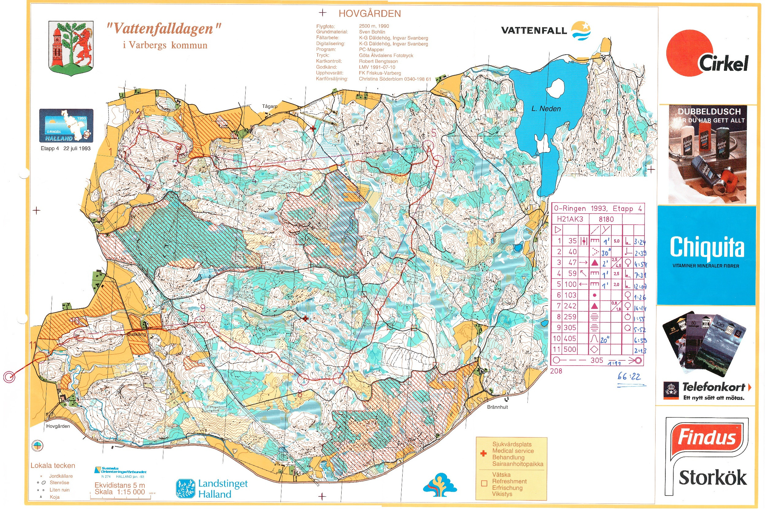 O-RINGEN 1993 Etappe4 (22/07/1993)