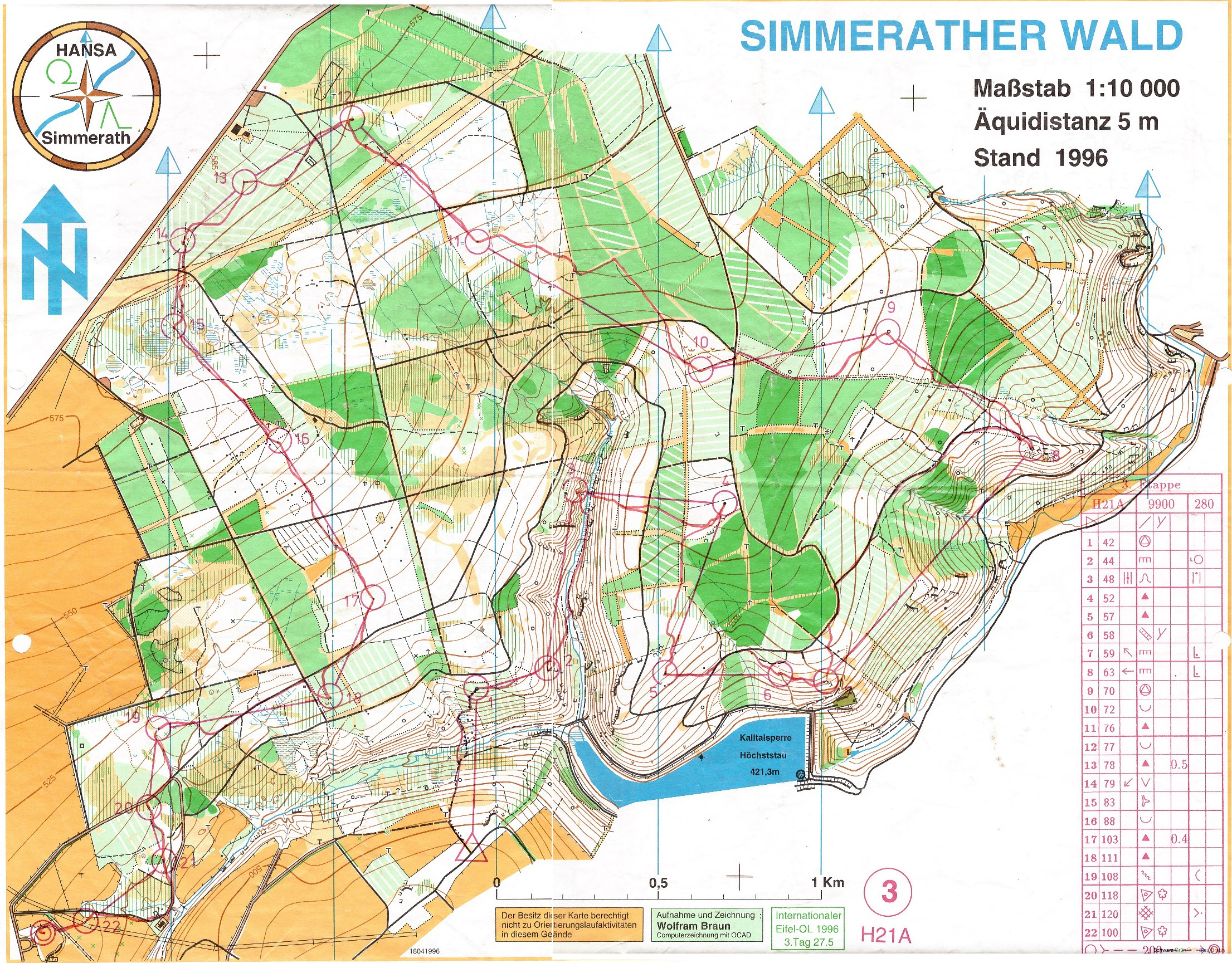 3-Tage-OL Eifel Etappe3 (27.05.1996)