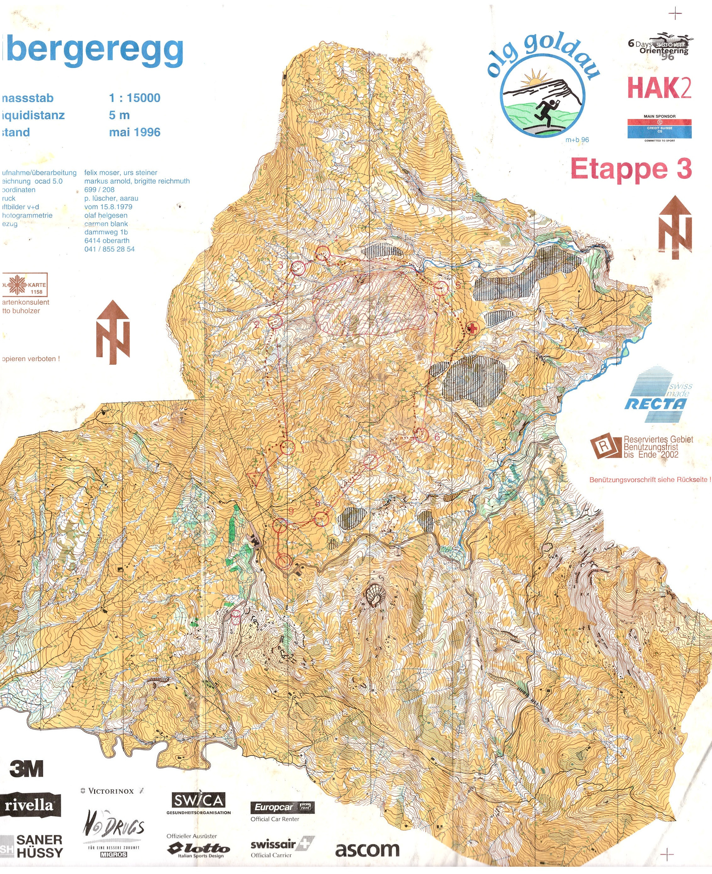 Swiss-O-Week Etappe3 (06.08.1996)