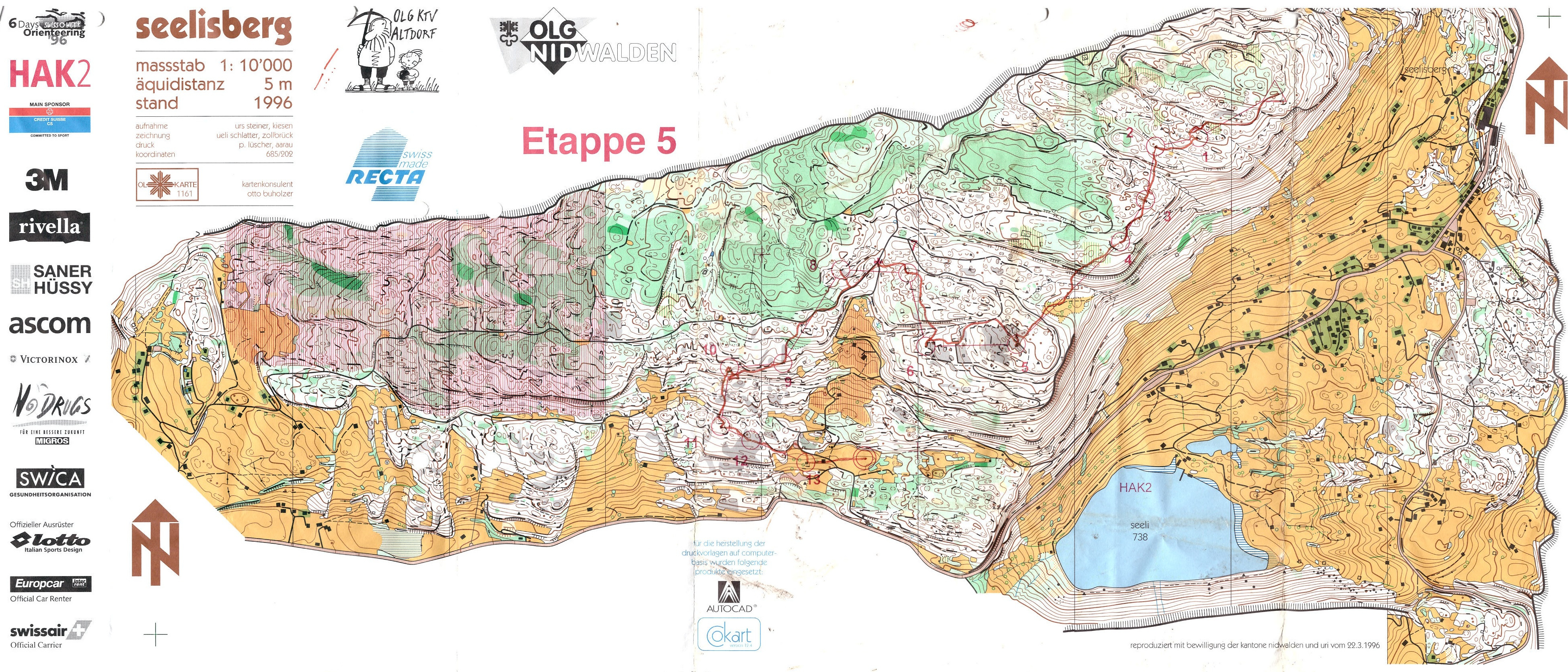 Swiss-O-Week Etappe5 (09.08.1996)