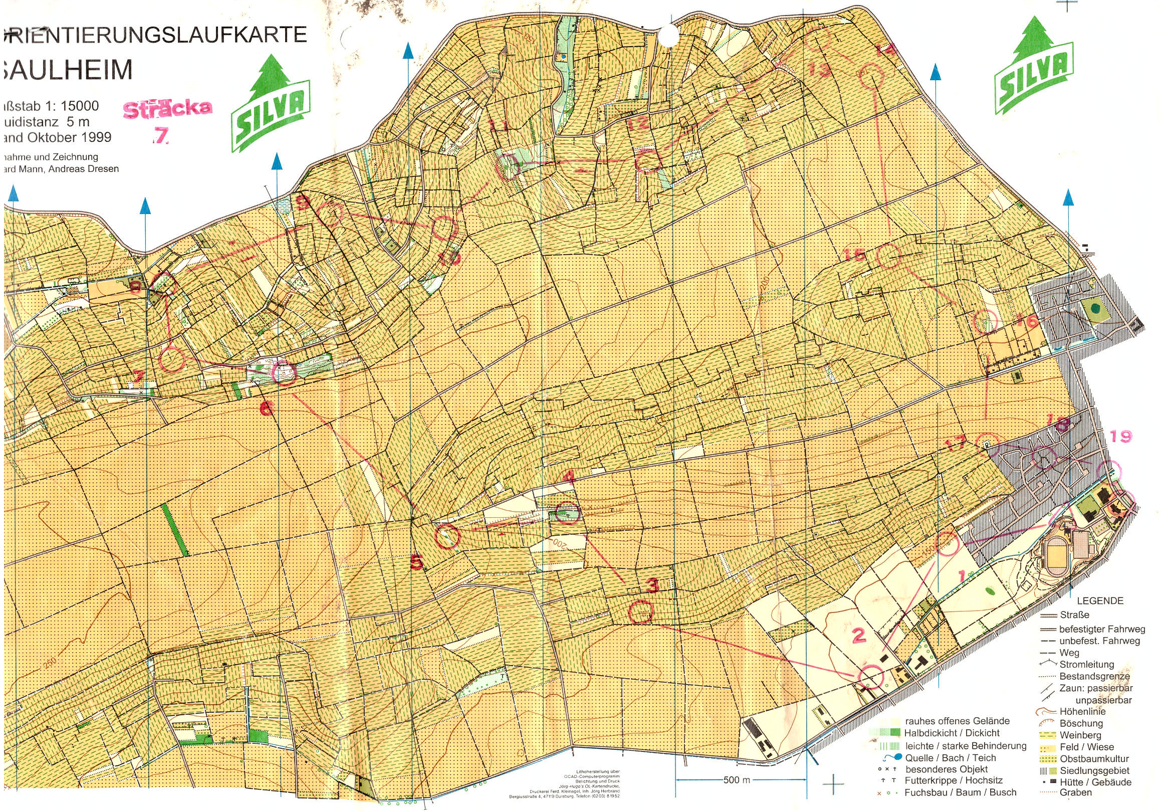 Weinberg-OL in Saulheim (01/11/1997)