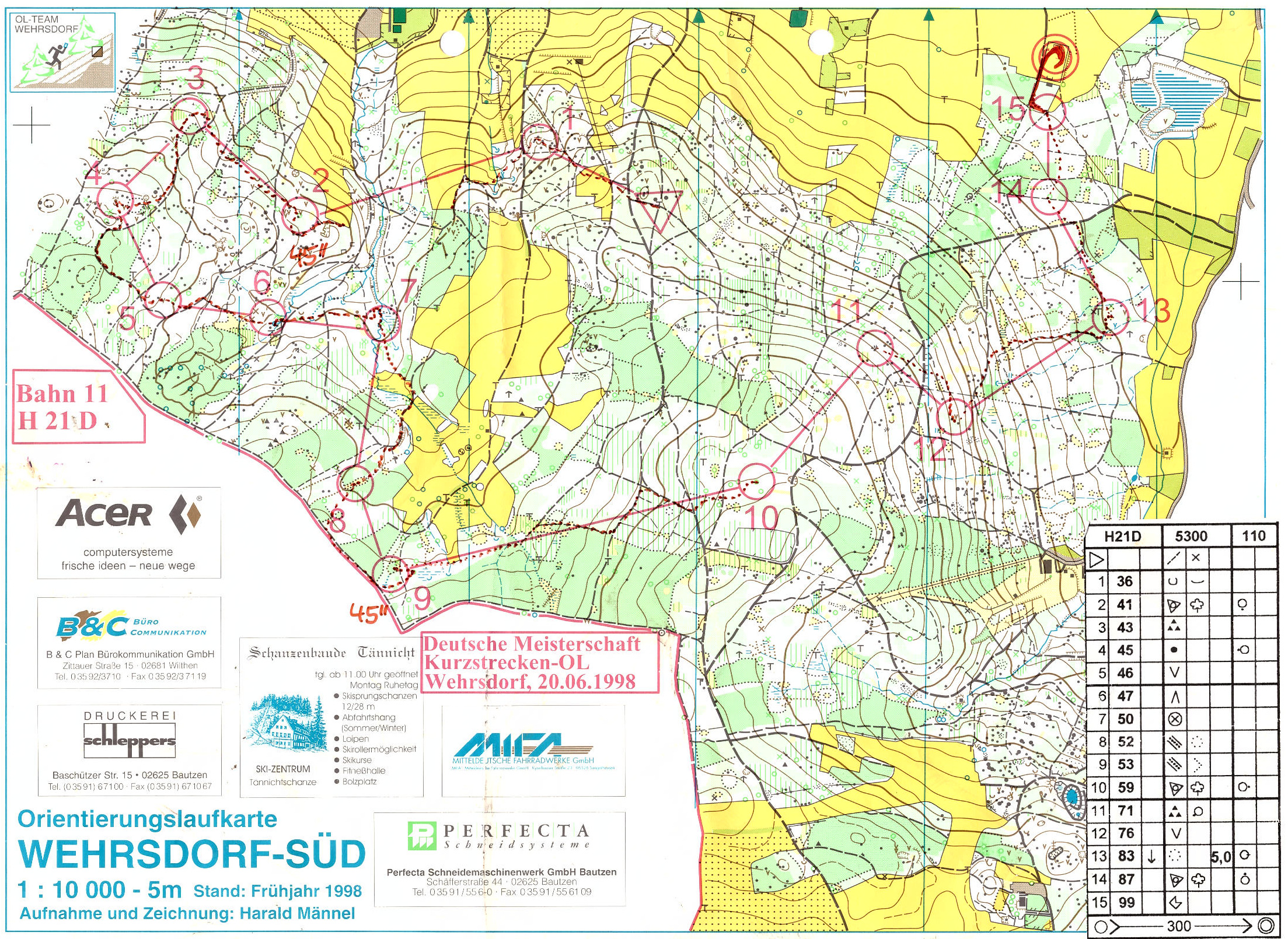 DM Kurz-OL Wehrsdorf Vorlauf (1998-06-20)