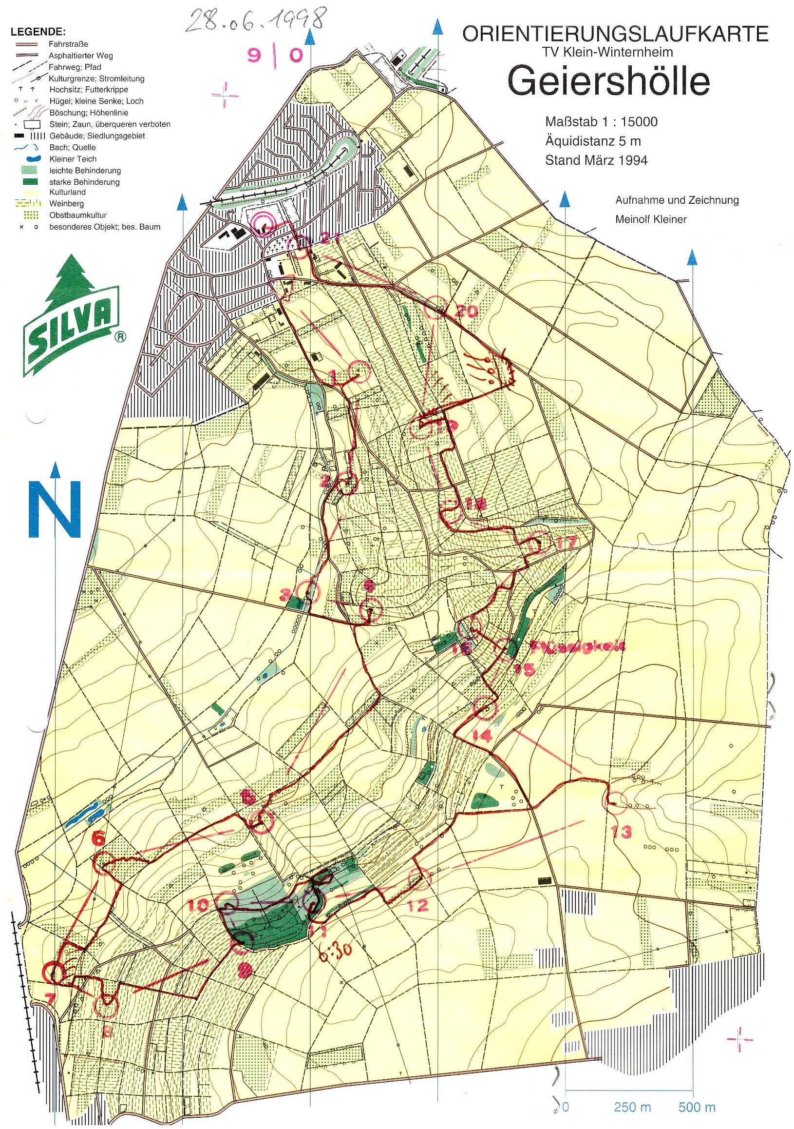 Weinberg-OL in Klein-Winternheim (1998-06-28)