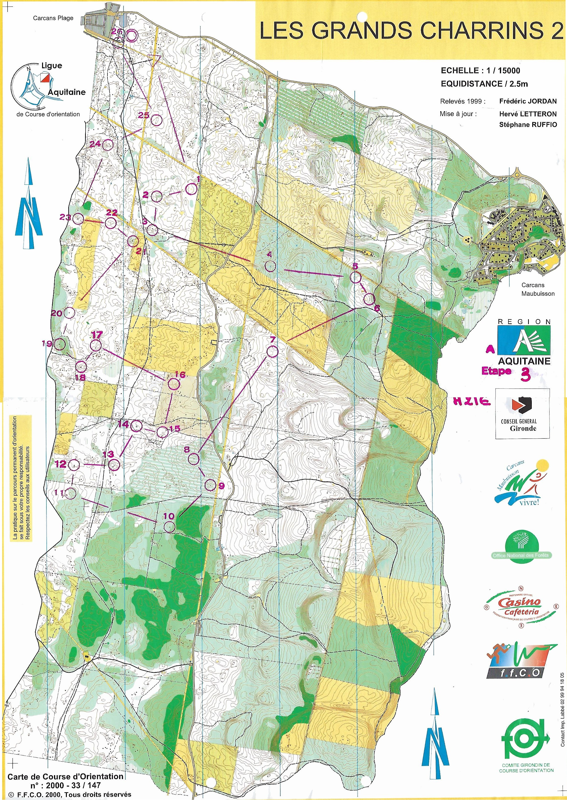 3-Tage-OL Bordeaux Etappe 3 (16/04/2001)