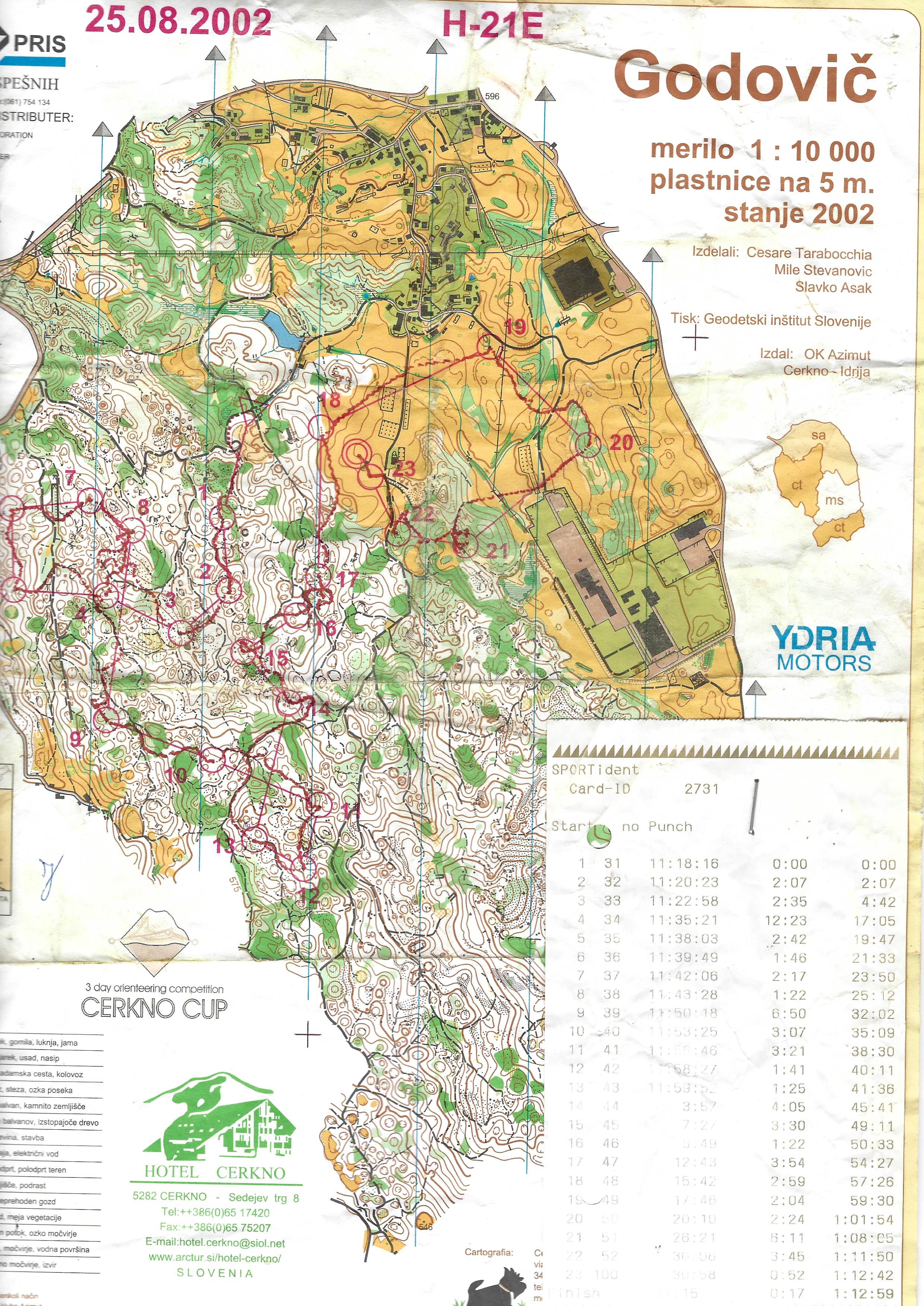 3-Tage-OL Cerkno Etappe2 (24.08.2002)