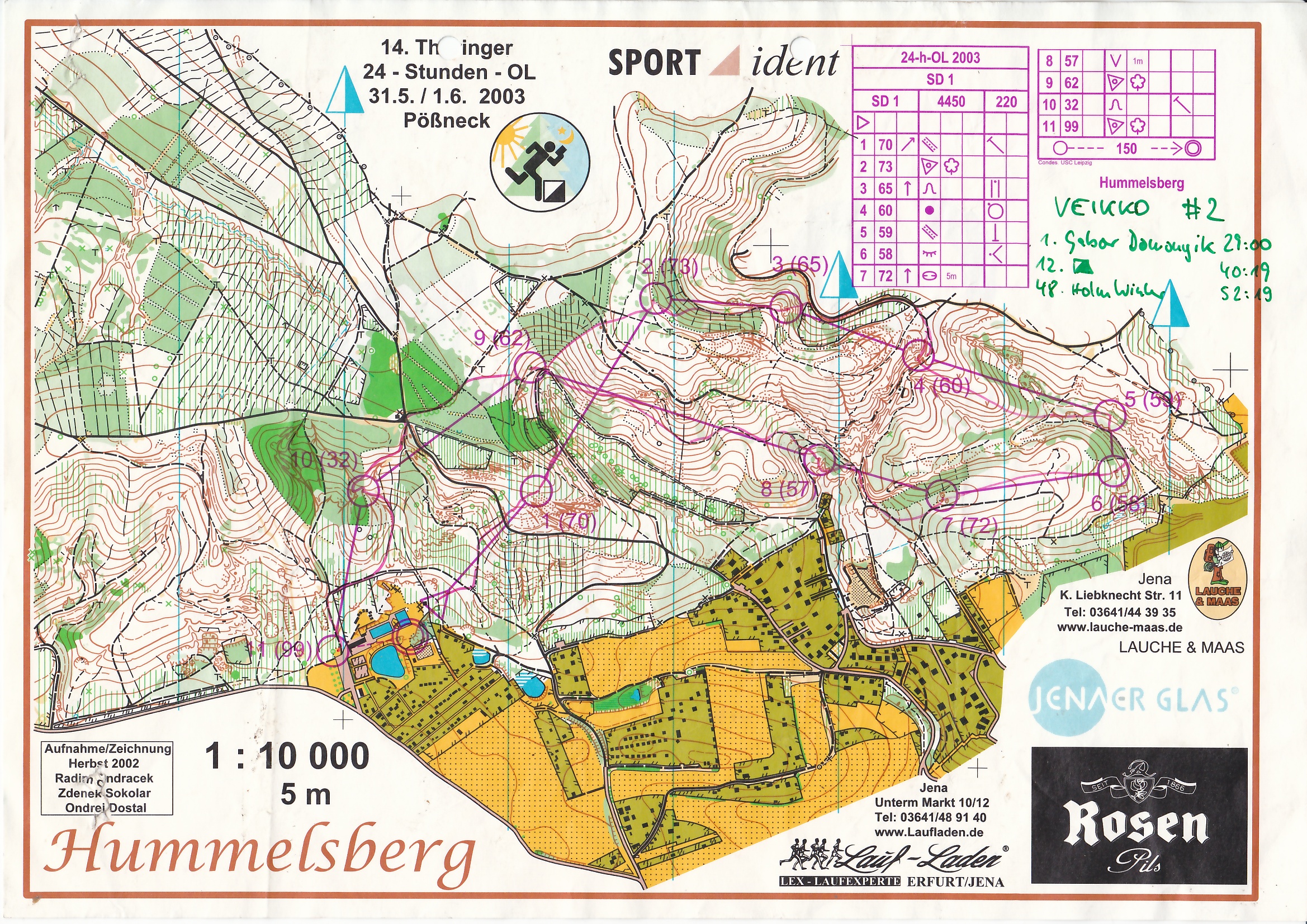 24-h-OL Pößneck Run 2 (31/05/2003)