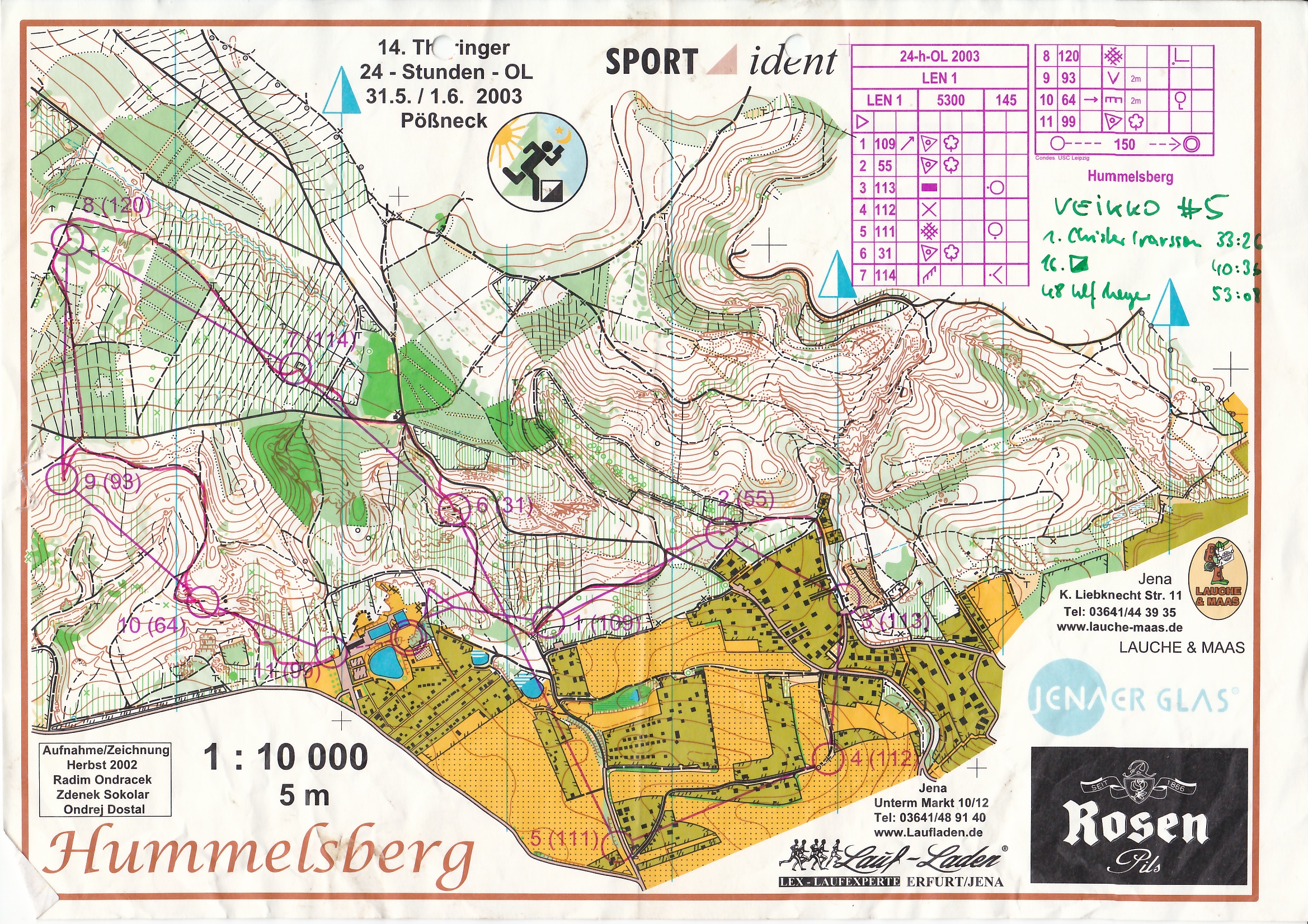 24-h-OL Pößneck Run 5 (01-06-2003)