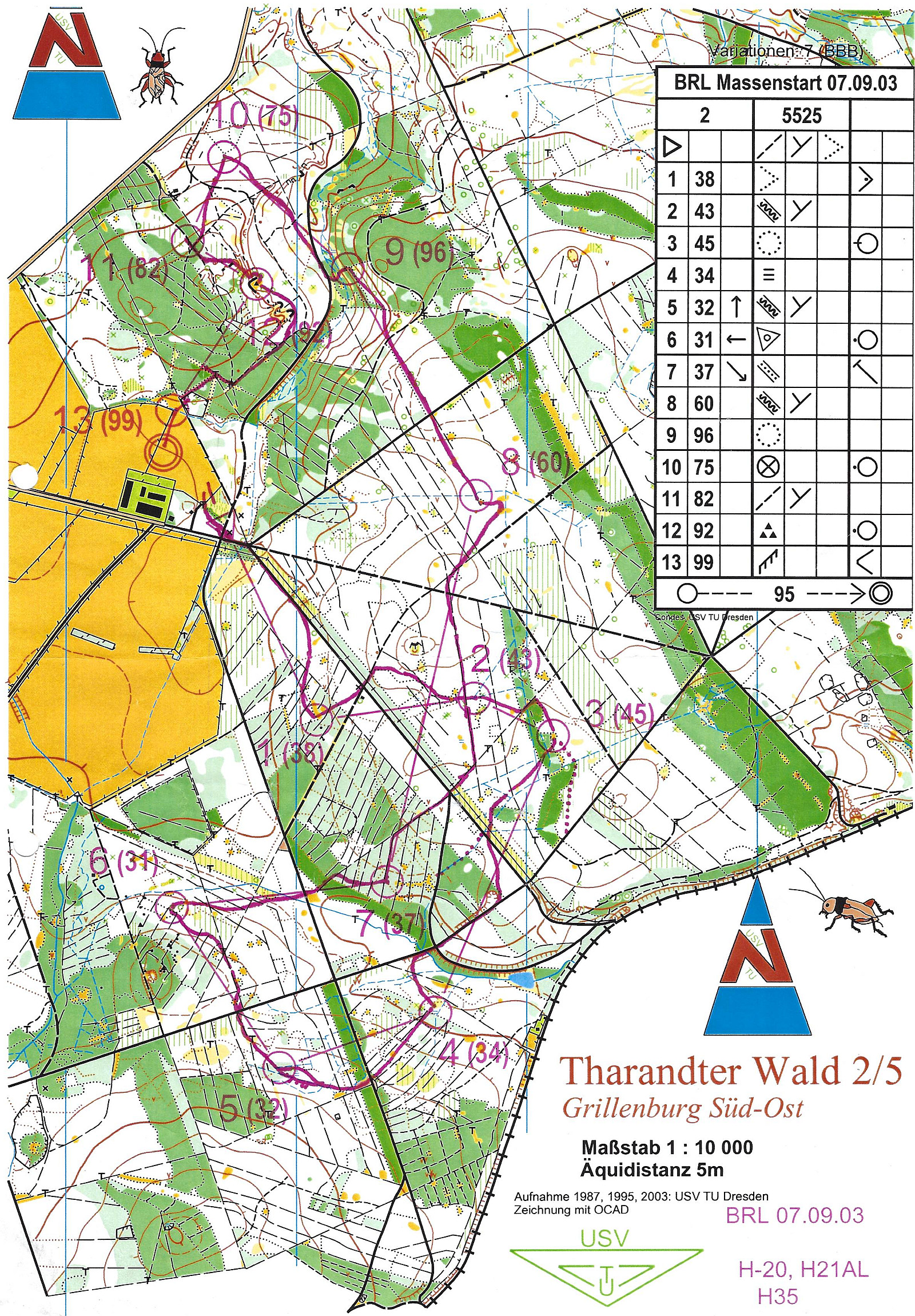 BRL TU Massenstart Karte 2 (07-09-2003)