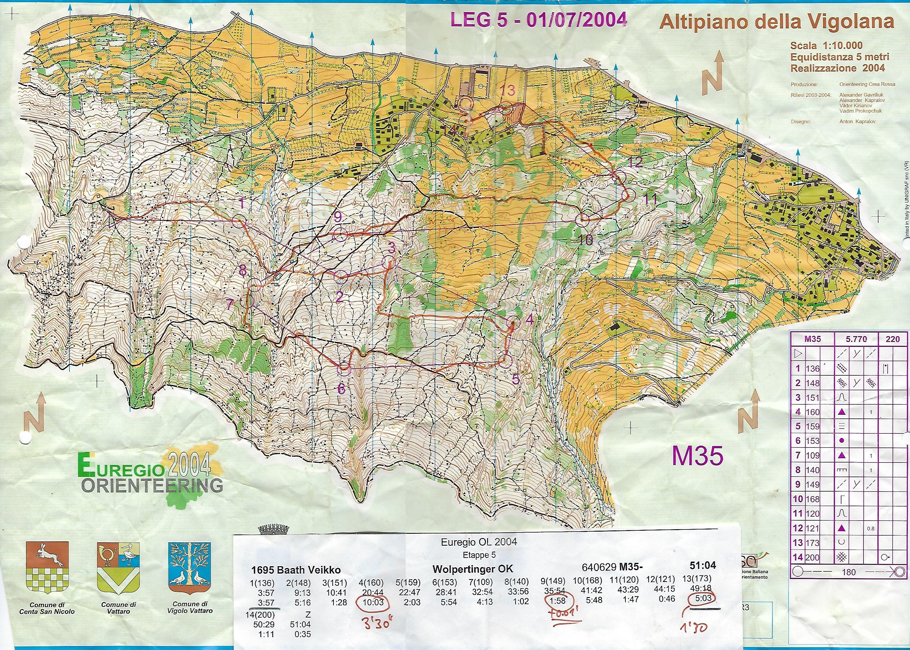 Euregio 2004 Trento - E5 (01.07.2004)