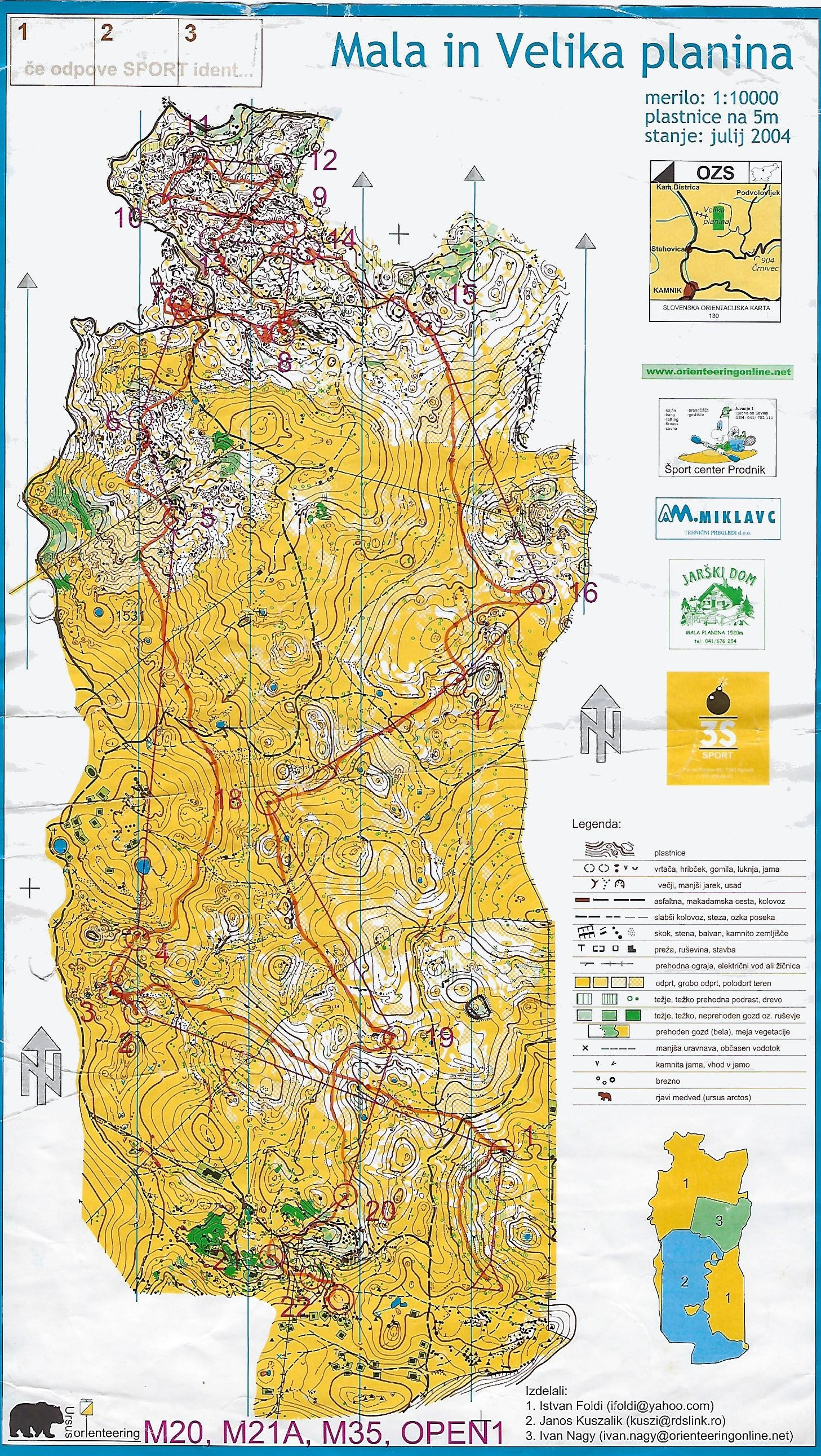 OrienteeringOnline Cup 2004 - E3 (02/08/2004)