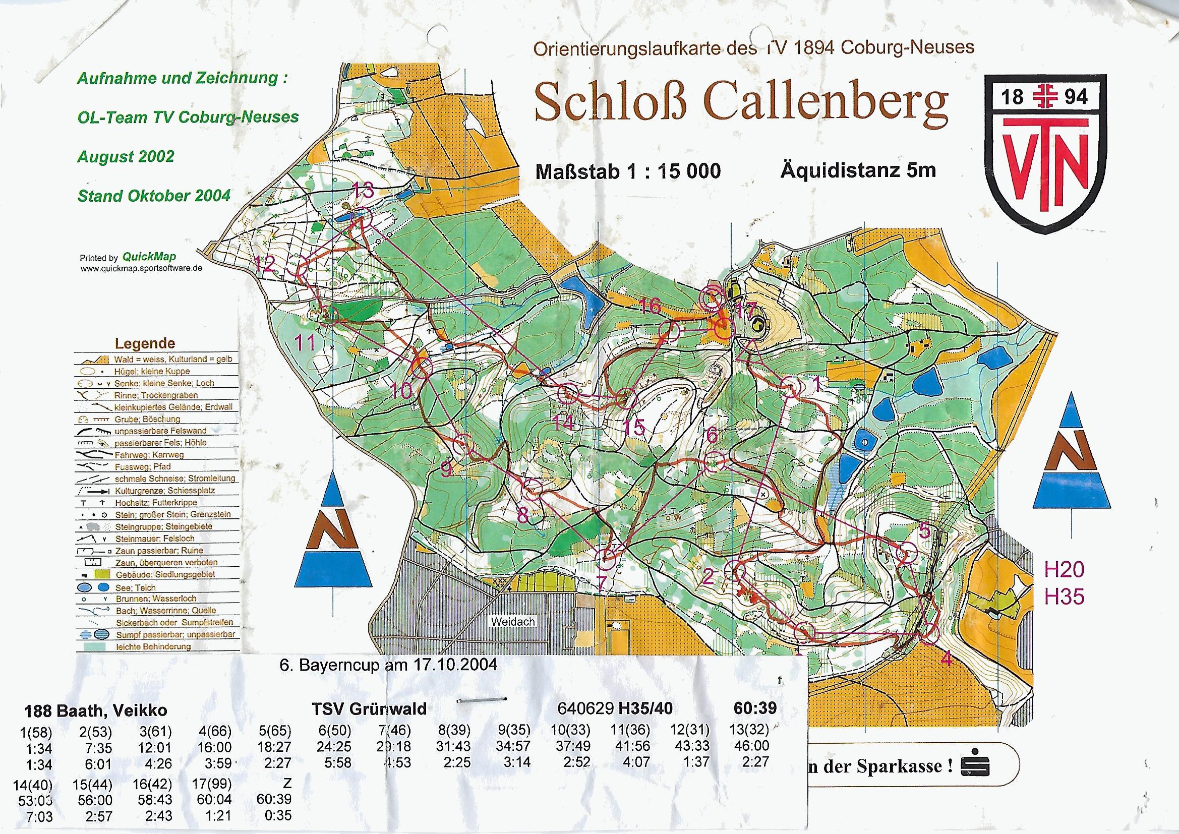 BayernCup 2004 Lauf 6 (17.10.2004)