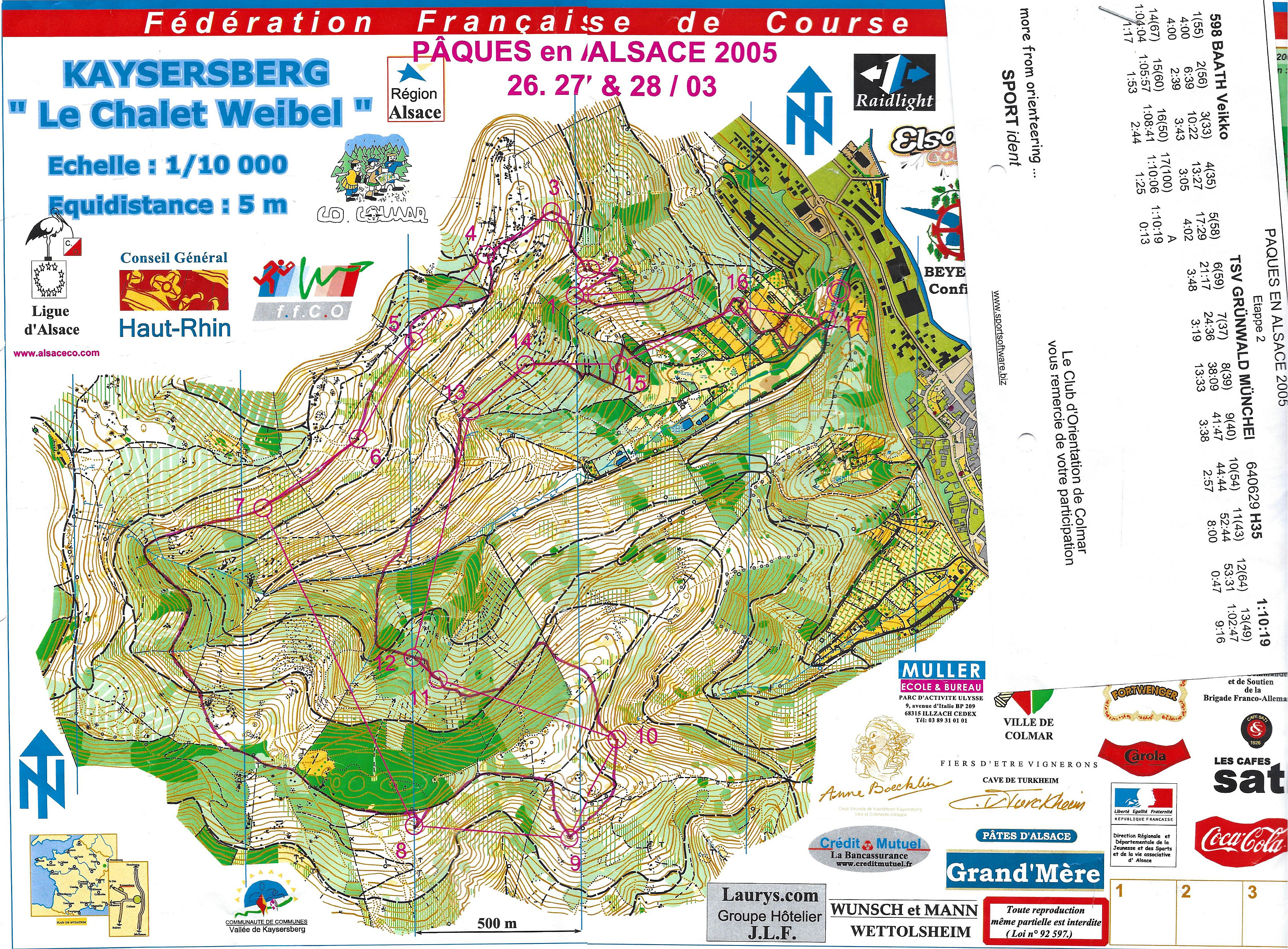 3-Tage-OL Elsass Etappe2 (2005-03-26)