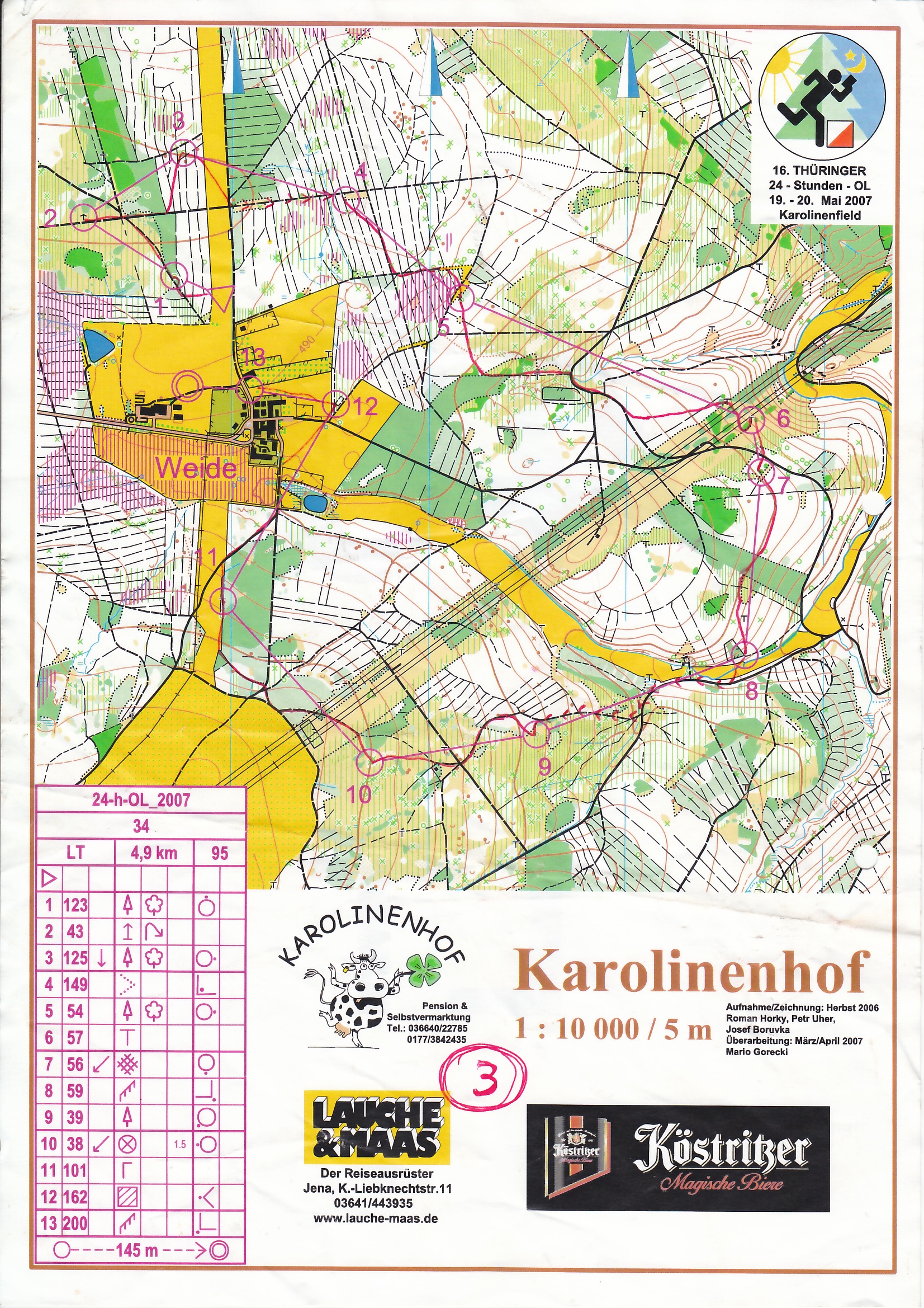 24h-OL 2007 Lauf 3 (19-05-2007)