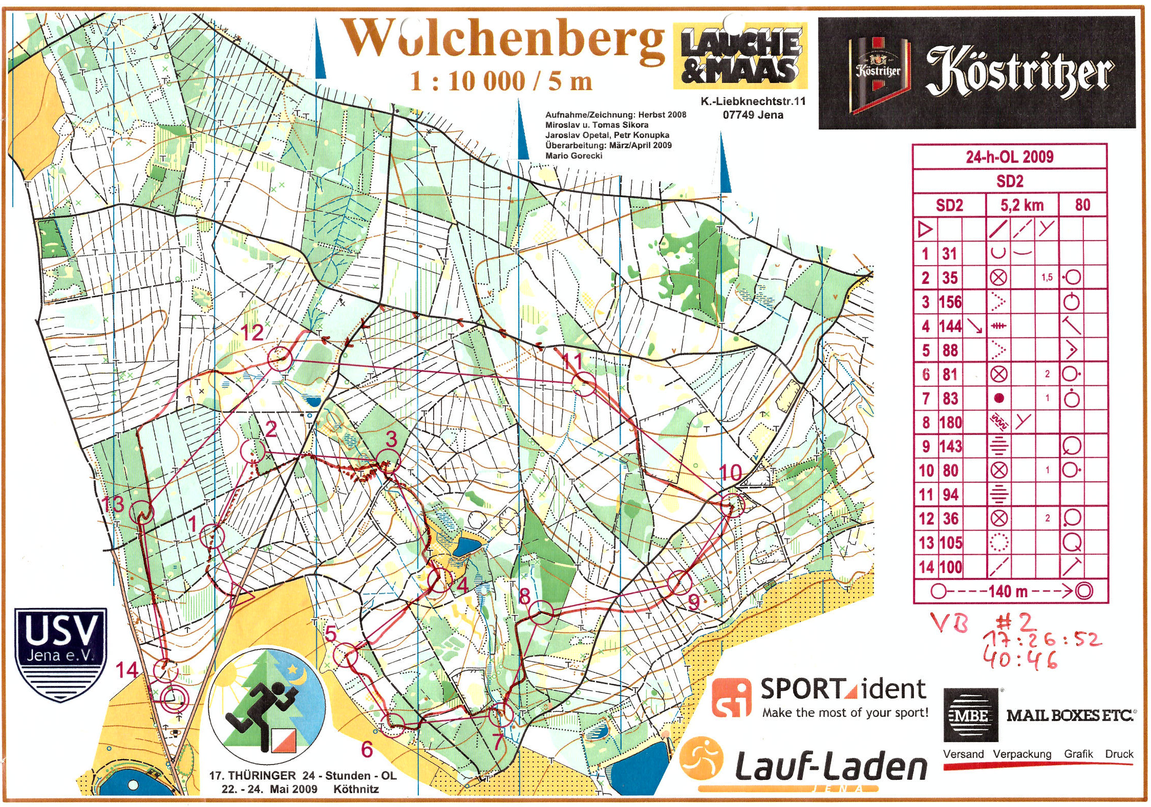 24h-OL 2009 Lauf 2 (23.05.2009)