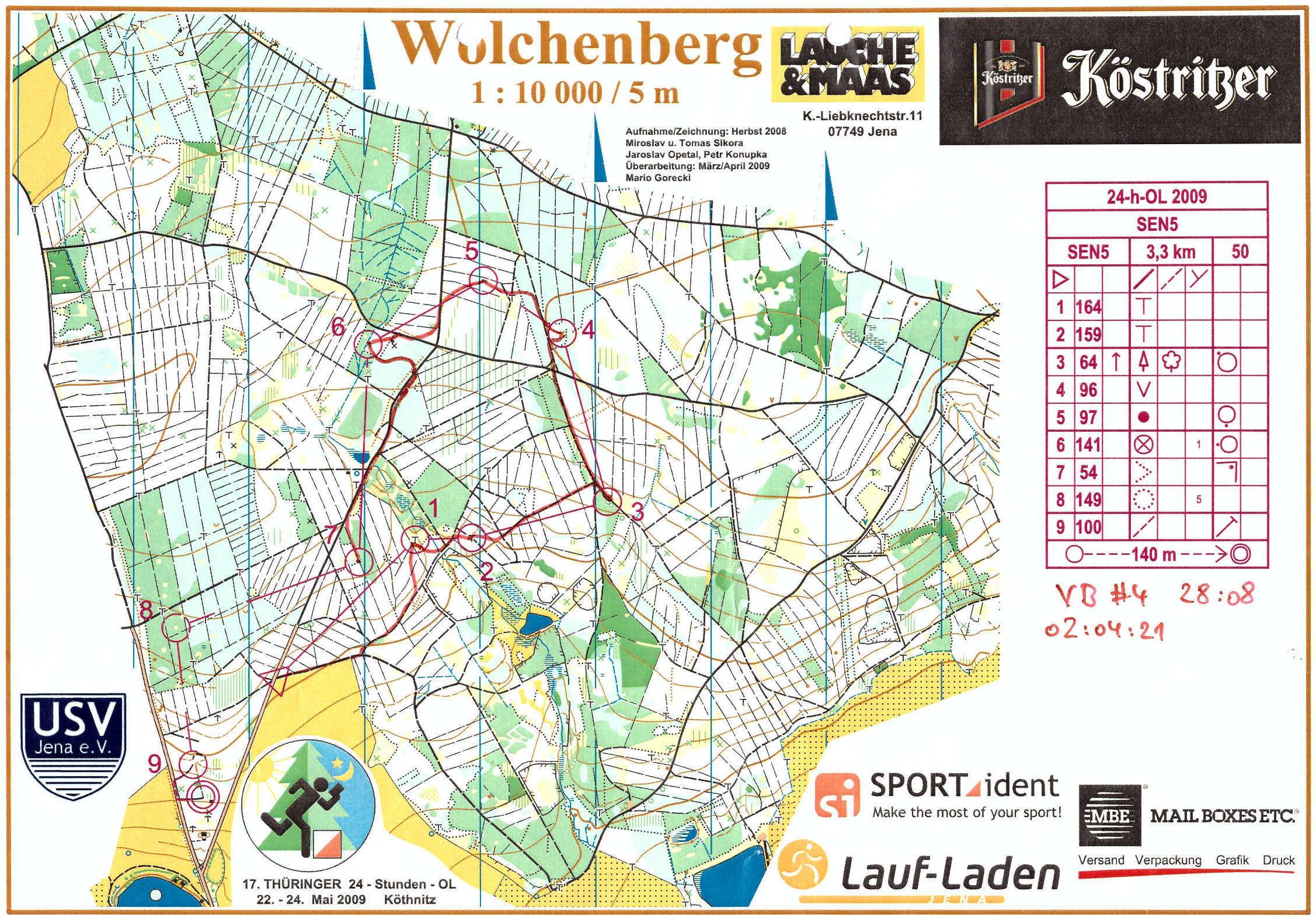 24h-OL 2009 Lauf 4 (24-05-2009)