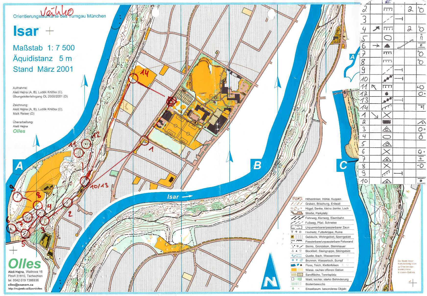 SprintCup 2009 Lauf 10 - Karte 1 (01.11.2009)