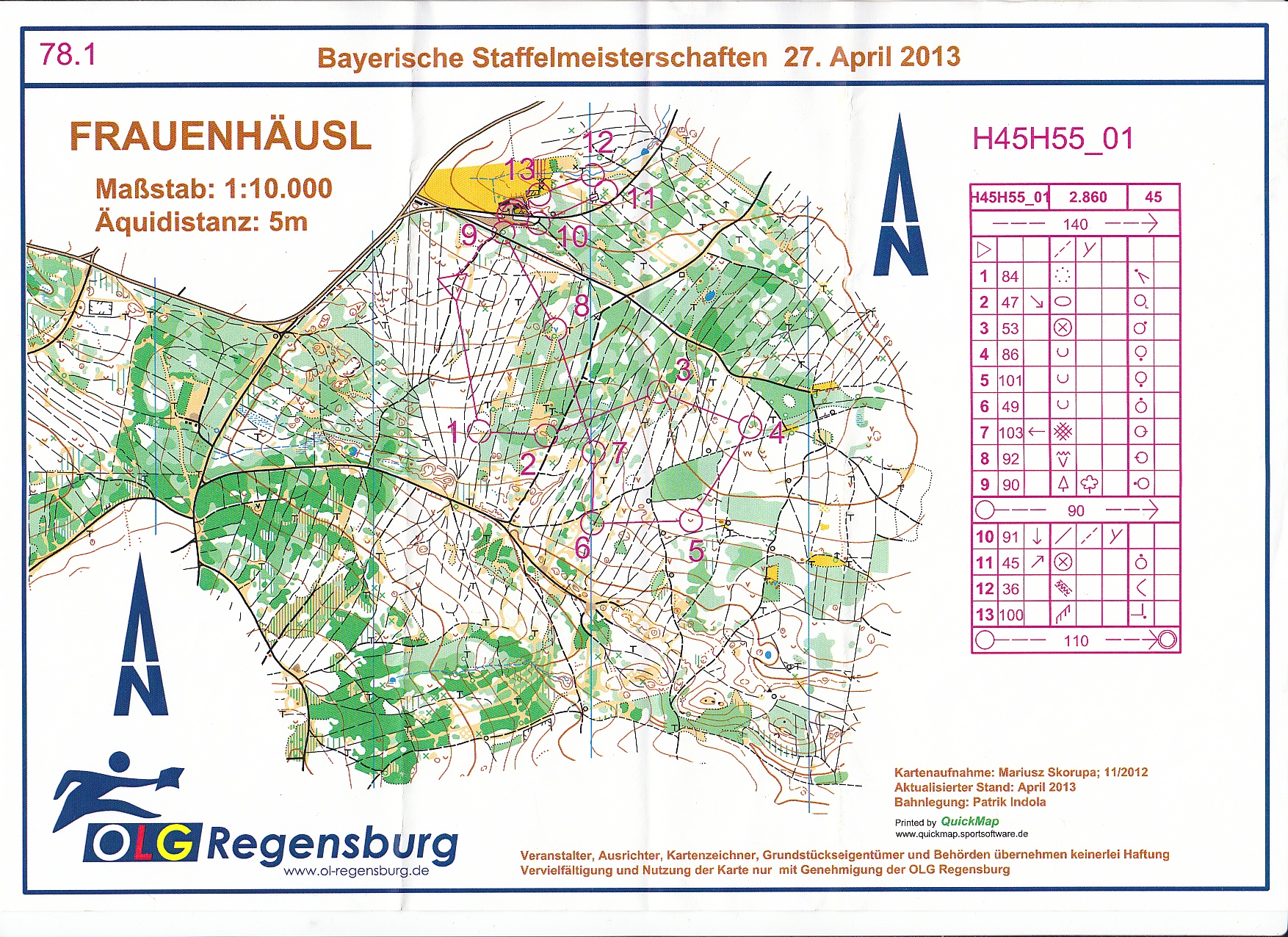 BM Staffel 2013 Lauf 1 (27/04/2013)