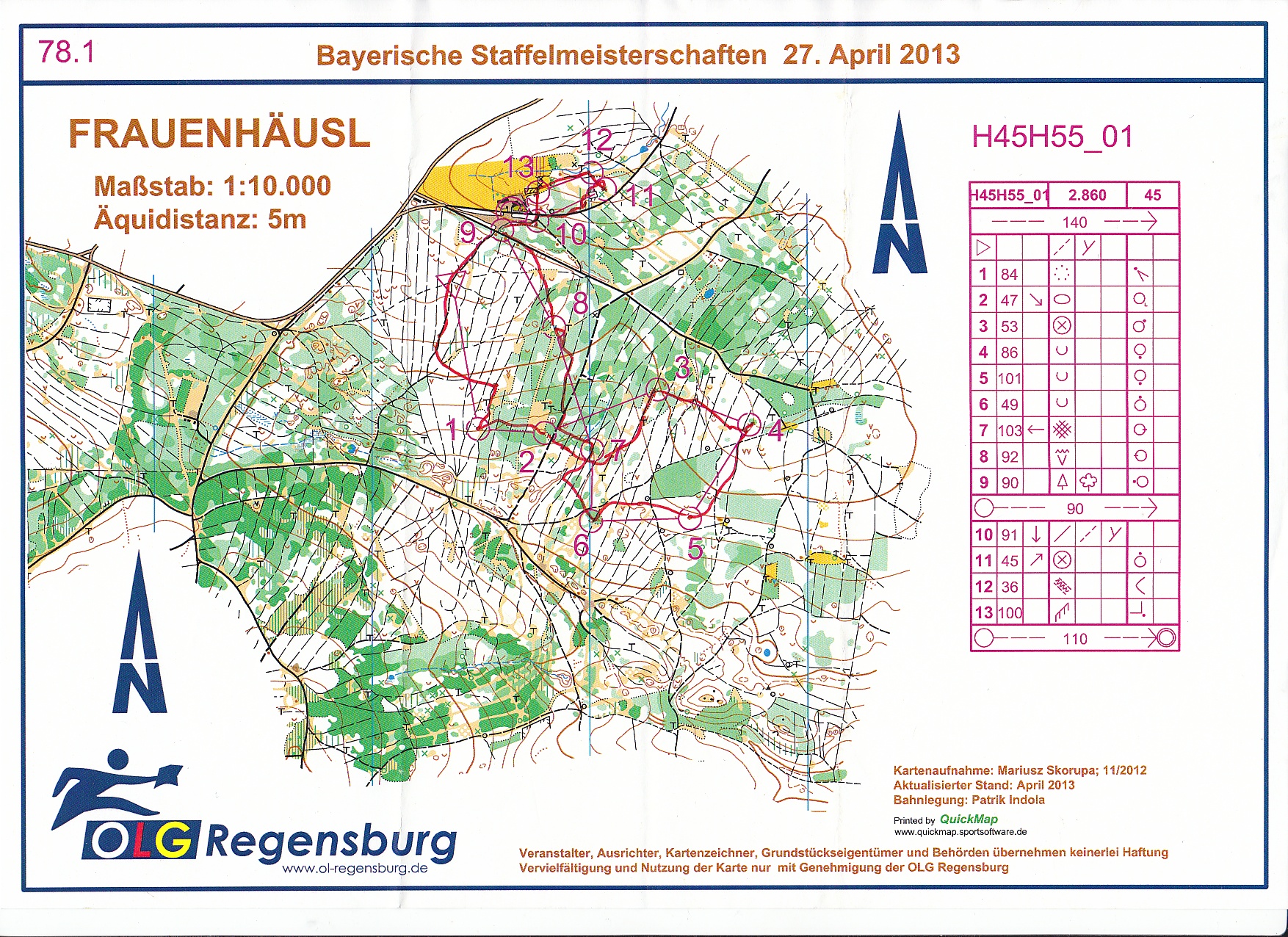 BM Staffel 2013 Lauf 1 (27.04.2013)