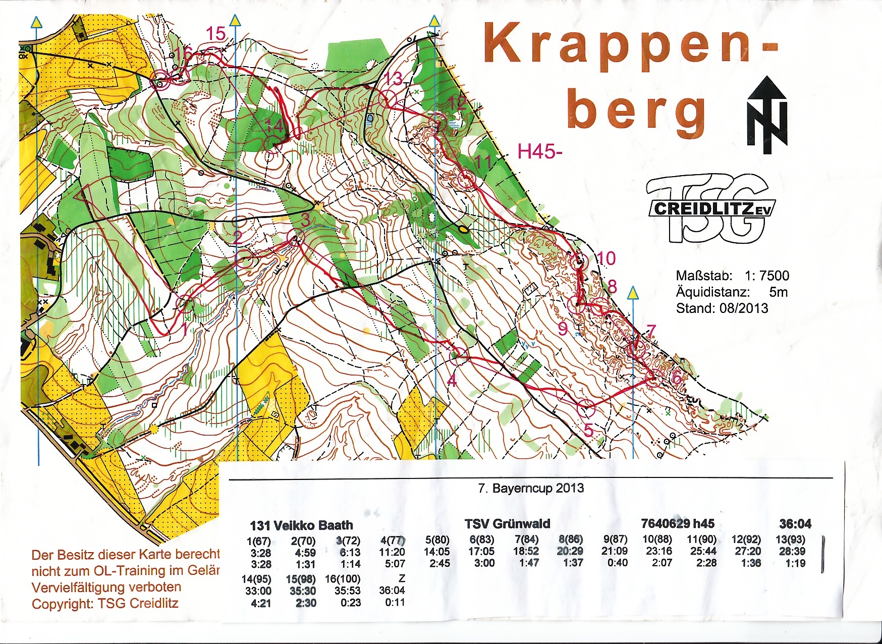 Bayerncup 2013 Lauf 7 (15/09/2013)