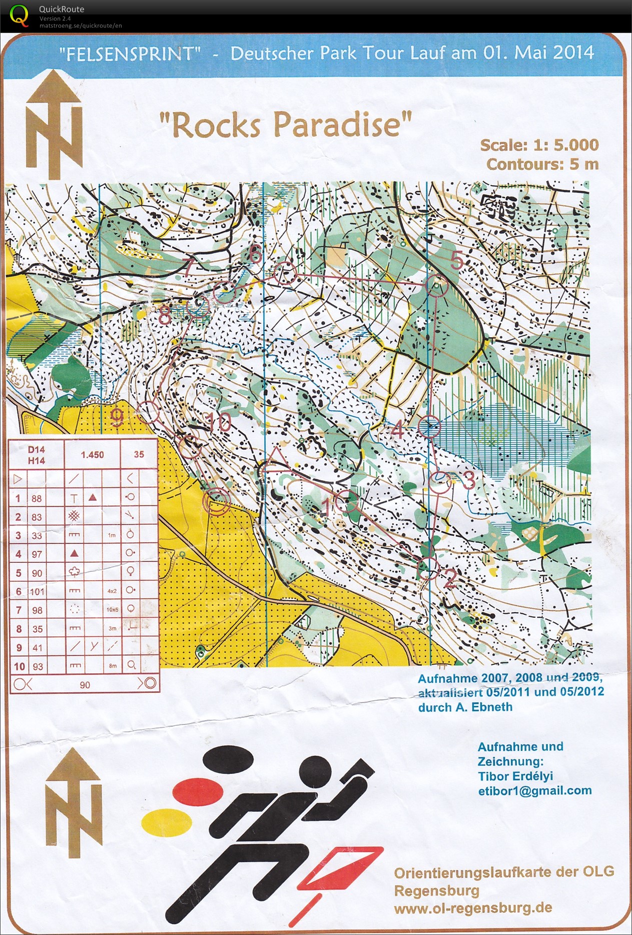 DPT Felsensprint Süssenbach (01.05.2014)