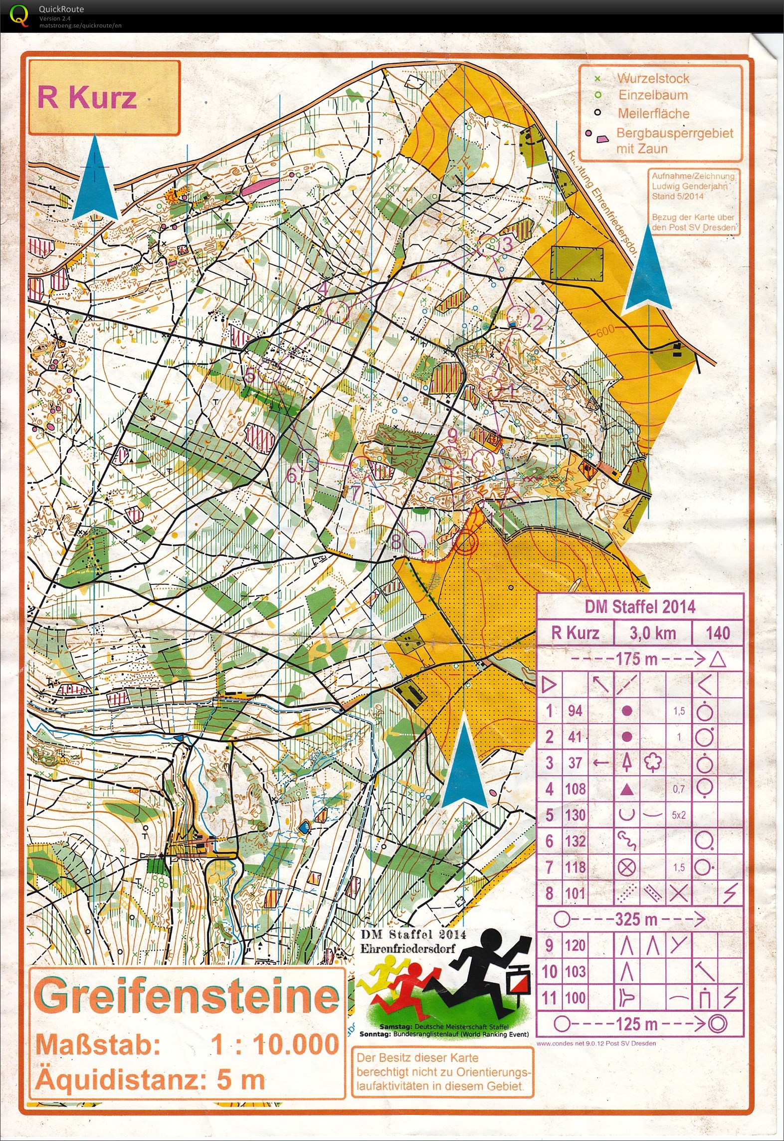 DM Staffel-OL 2014 Greifensteine (2014-05-24)