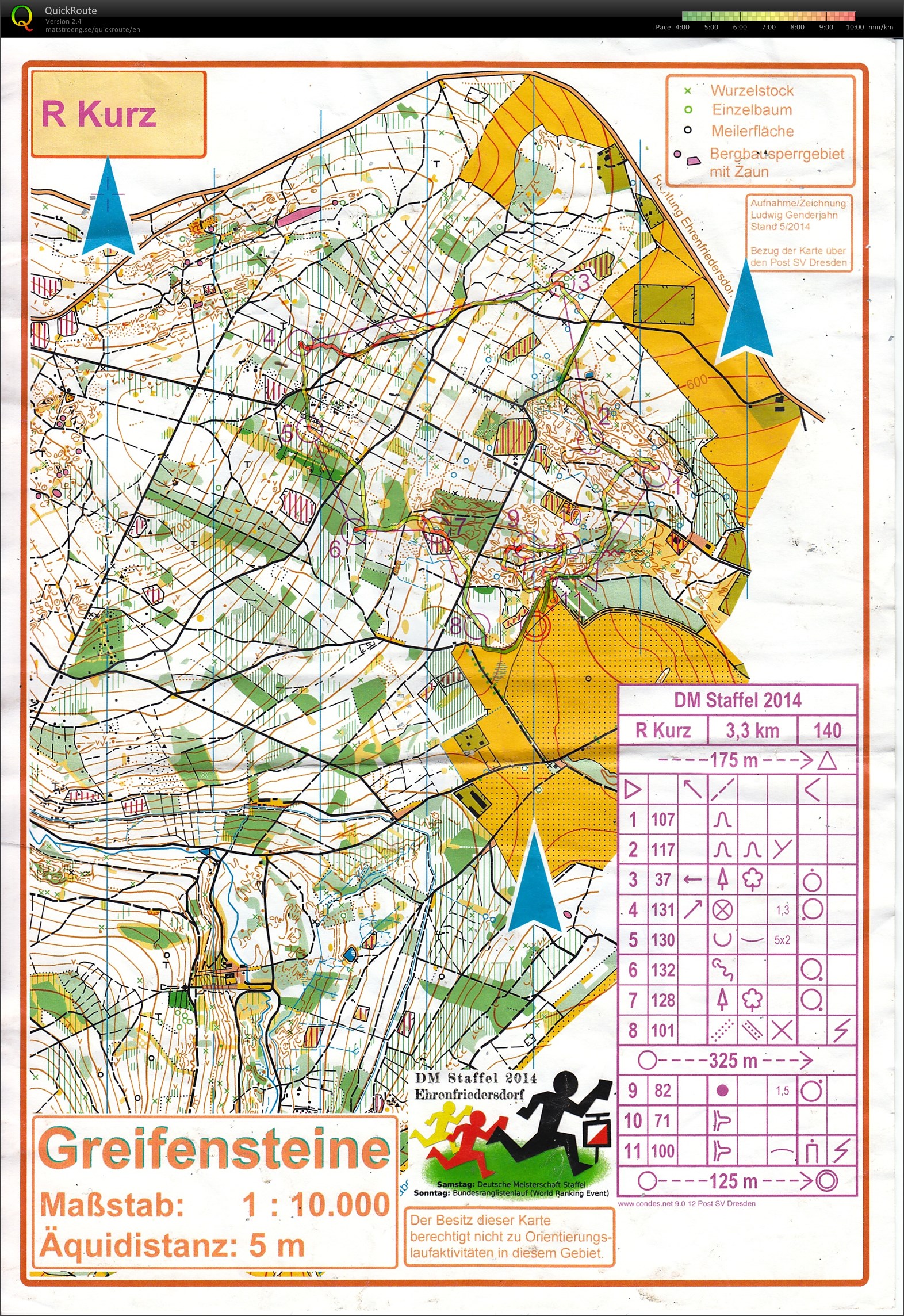 DM Staffel-OL 2014 Greifensteine (24/05/2014)