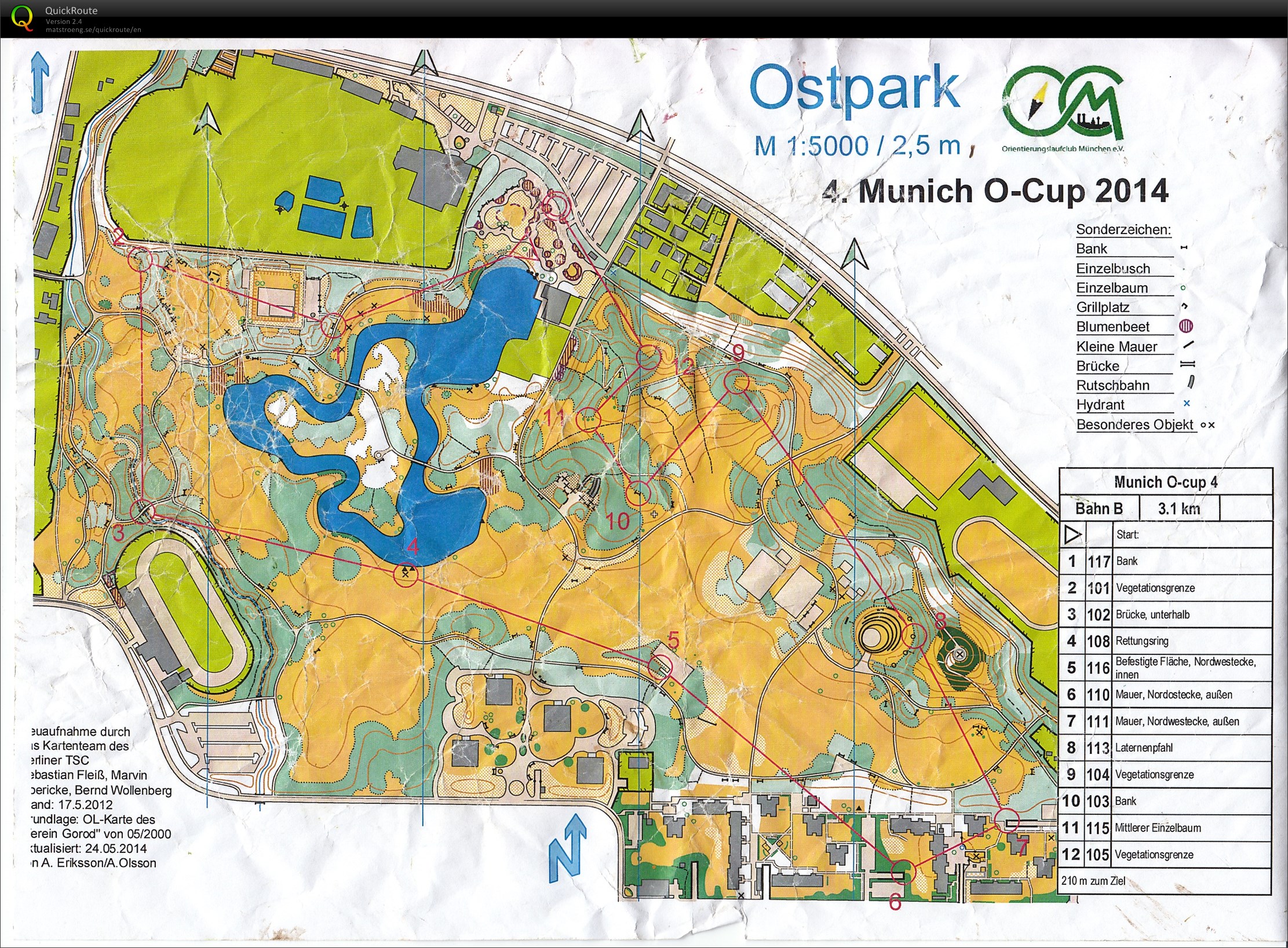 Munich O-Cup 2014 Lauf 4 (31.05.2014)