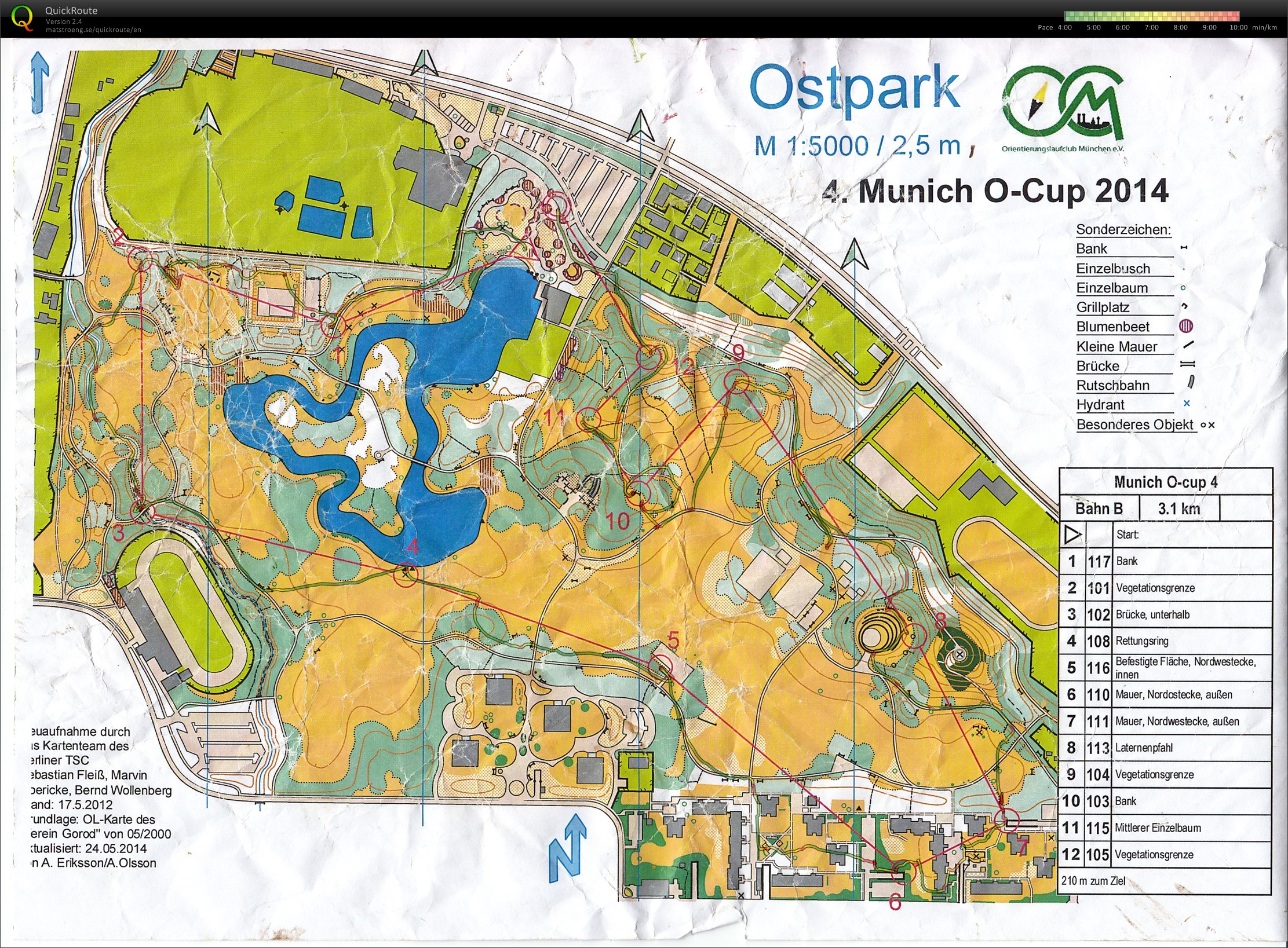 Munich O-Cup 2014 Lauf 4 (31.05.2014)