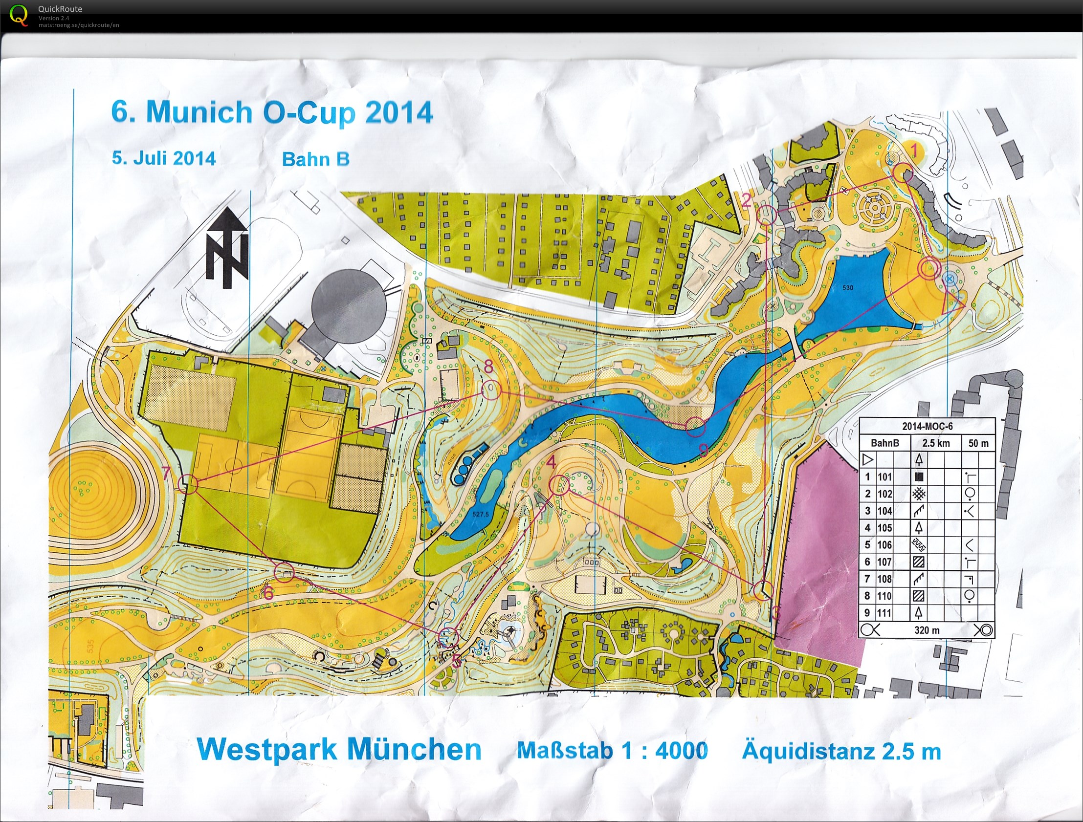 Munich O-Cup 2014 Lauf 6 (2014-07-05)