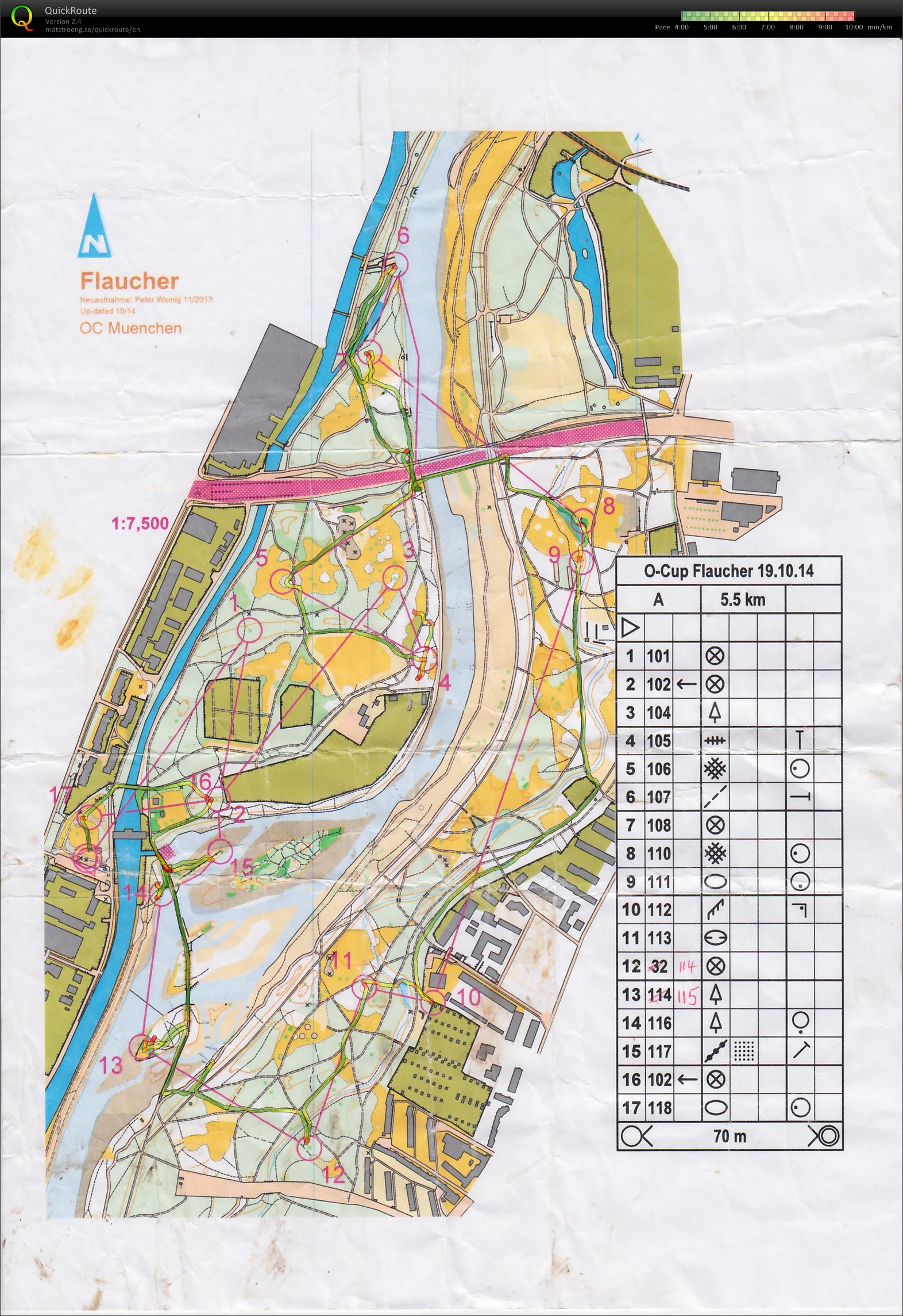 Munich O-Cup 2014 Lauf 10 (2014-10-19)