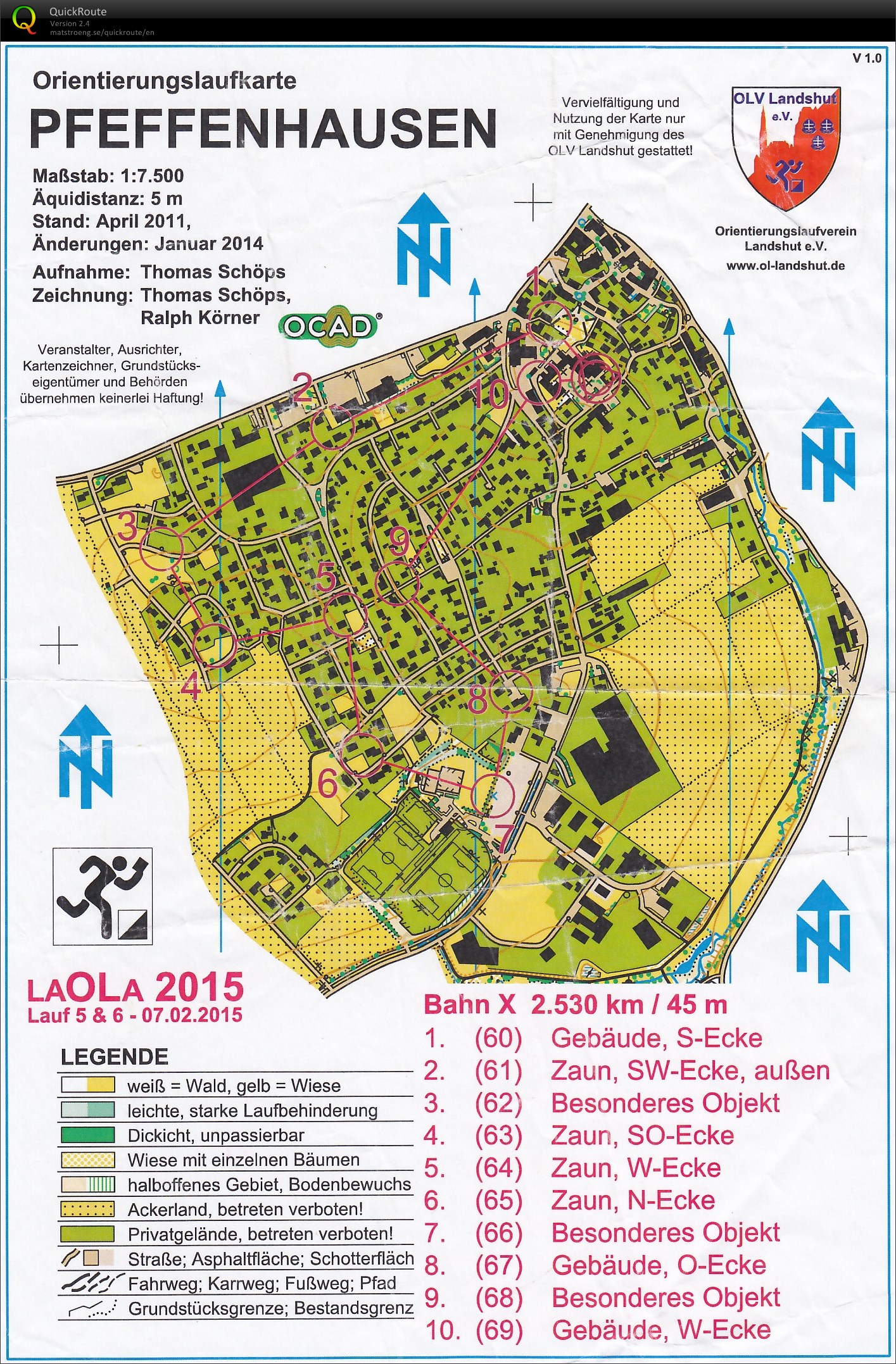 LAOLA 2015 Lauf 6 - Bahn X (2015-02-07)