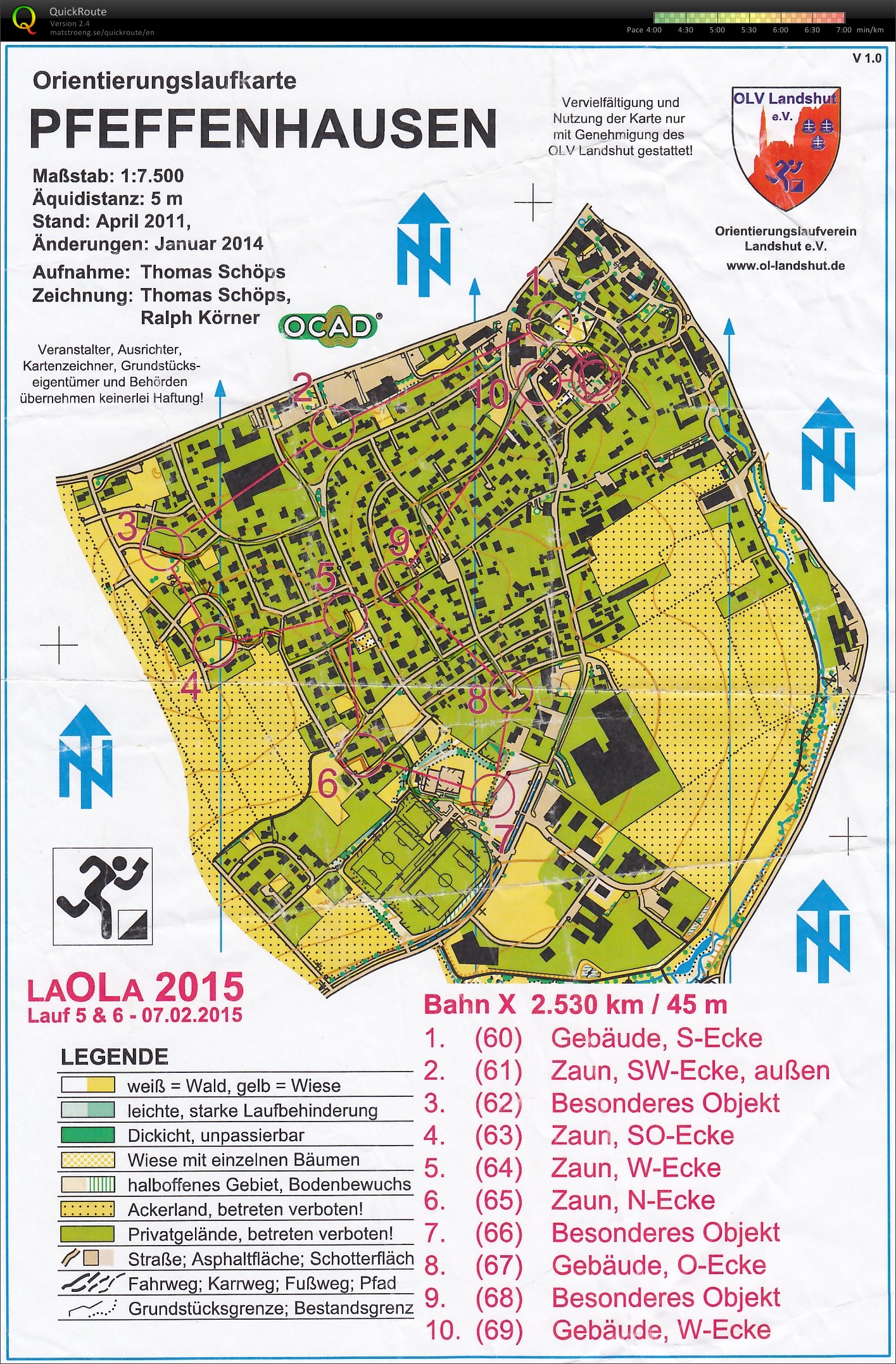 LAOLA 2015 Lauf 6 - Bahn X (2015-02-07)