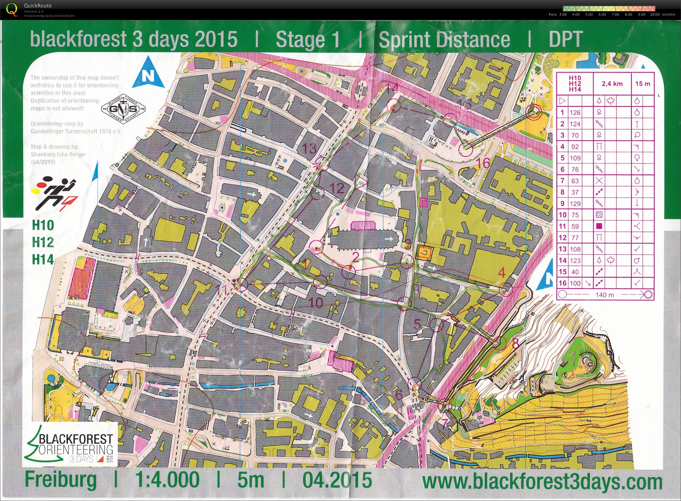 Blackforest 3 Days - Tag 1 - Sprint (01.05.2015)