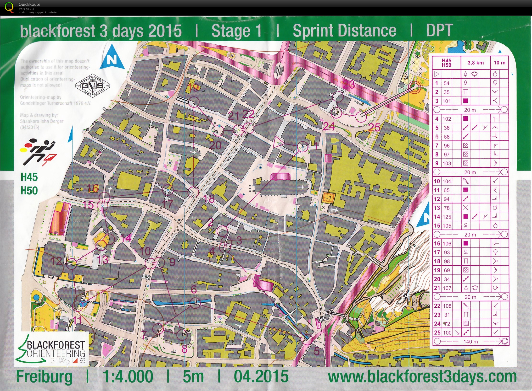 Blackforest 3 Days - Tag 1 - Sprint (2015-05-01)