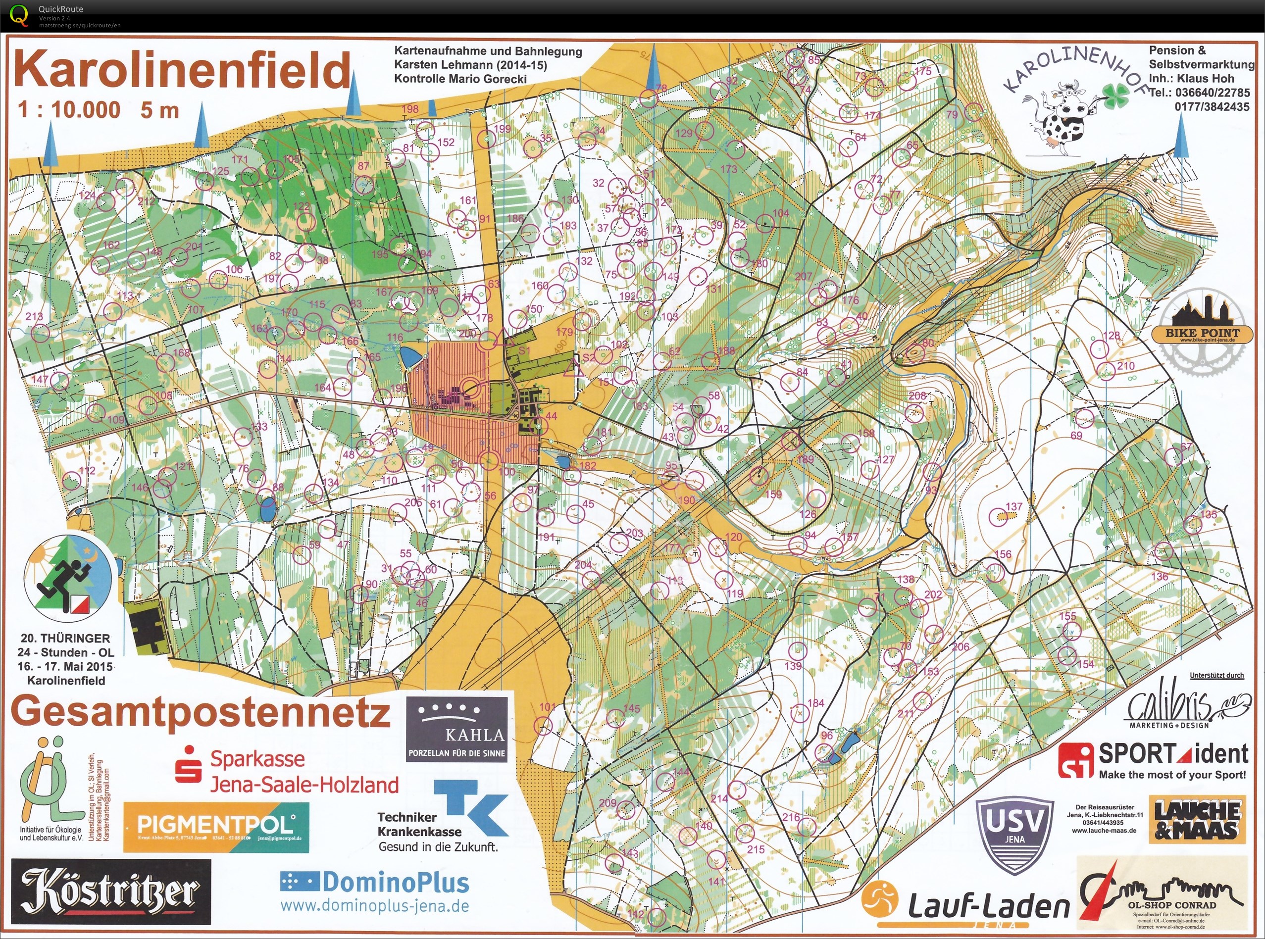 20. 24h-OL 2015 Karolinenfield - alle 5 Läufe (17.05.2015)