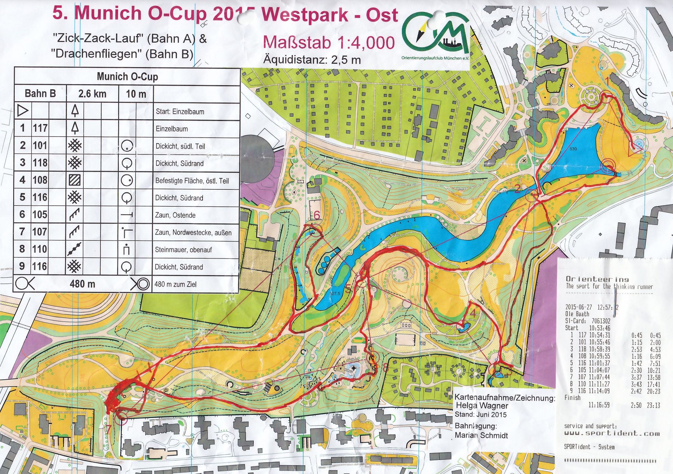 Munich O-Cup 2015 Lauf 5 (27/06/2015)