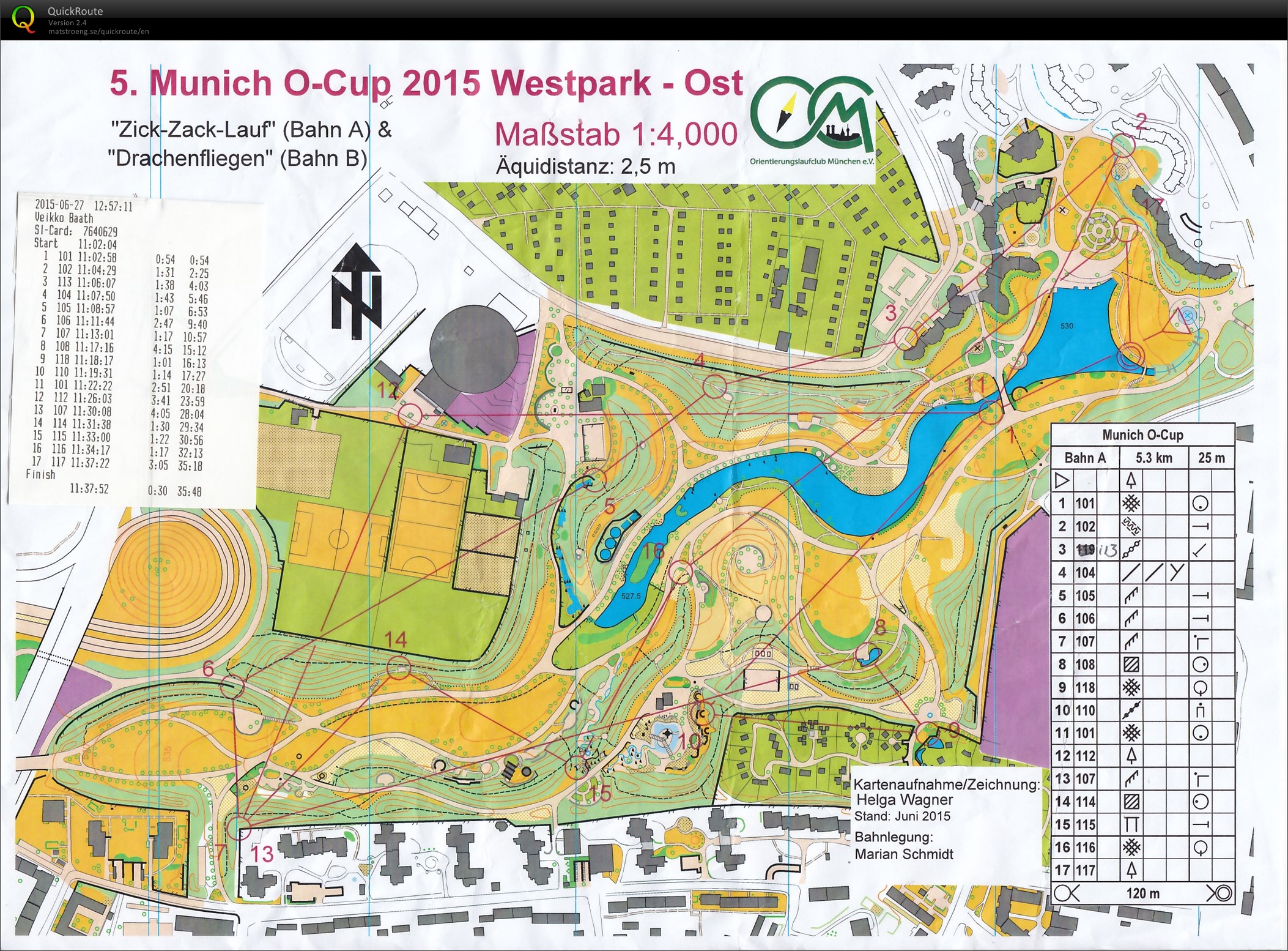 Munich O-Cup 2015 Lauf 5 (2015-06-27)