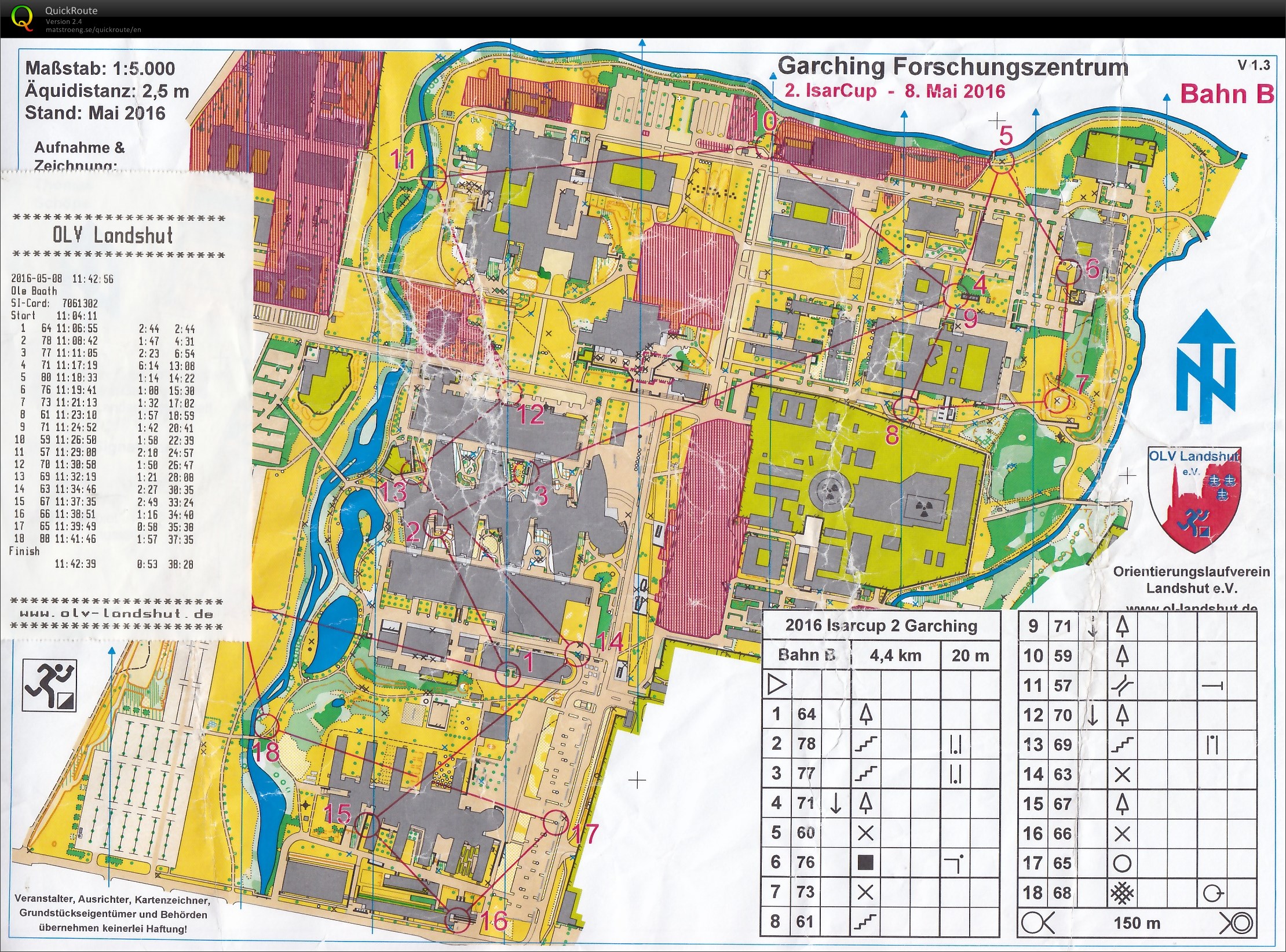 Isarcup 2016 Lauf 2 - Garching (08.05.2016)