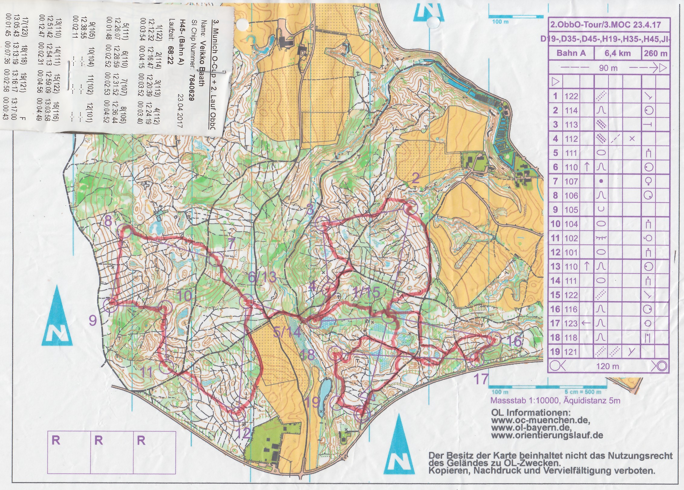 ObbO-Tour 2017 Lauf 2 (23-04-2017)