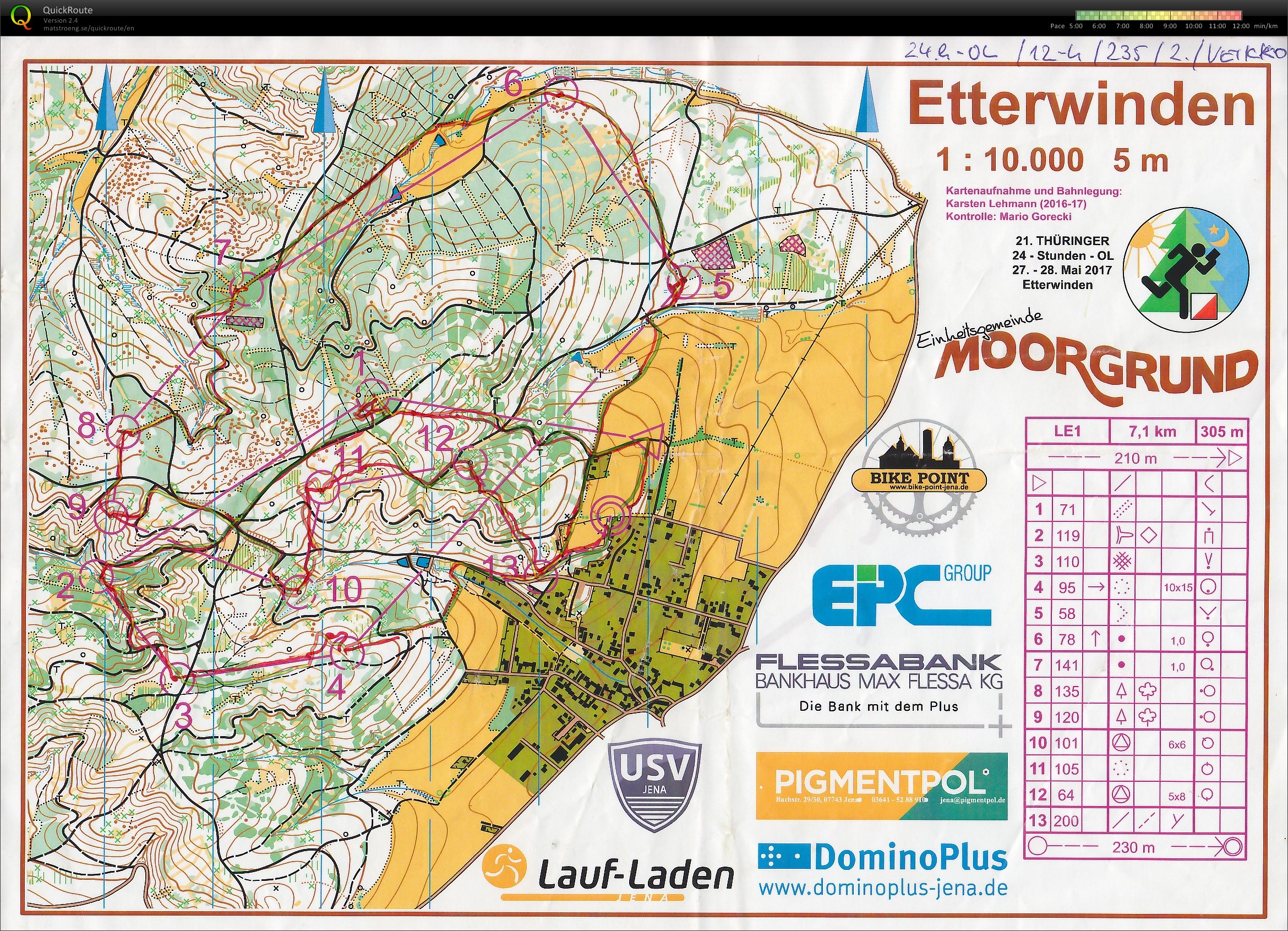 21. 24h-OL 2017 Etterwinden (27.05.2017)