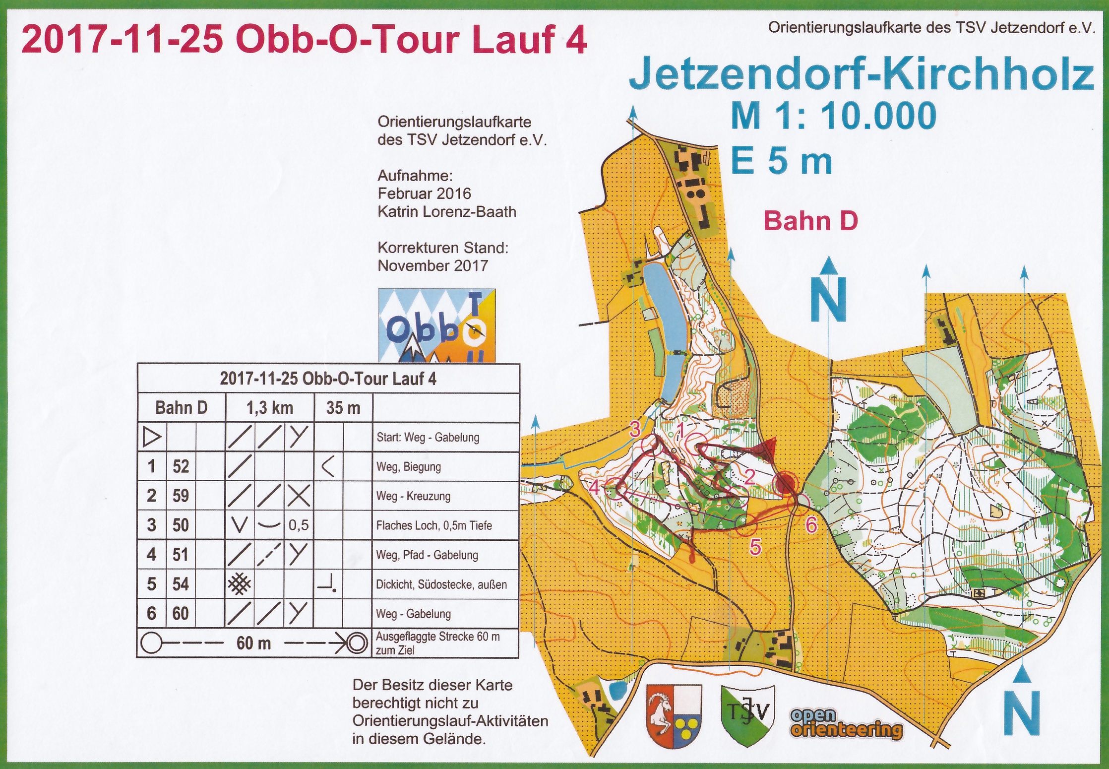 Obb-O-Tour 2017 Lauf 4 (25/11/2017)