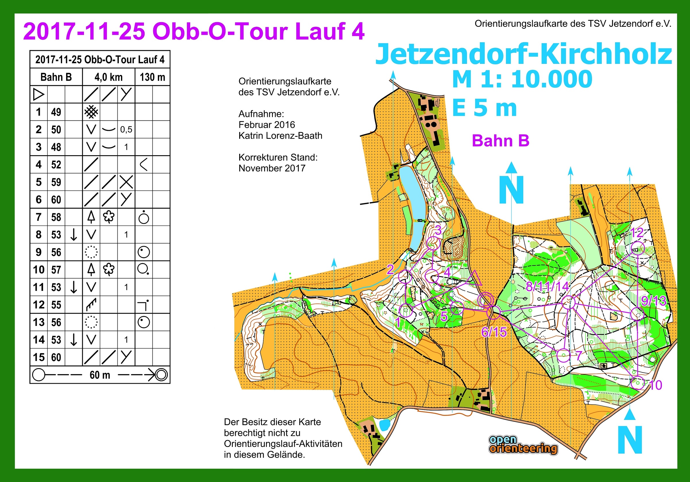 Obb-O-Tour 2017 Lauf 4 (25/11/2017)